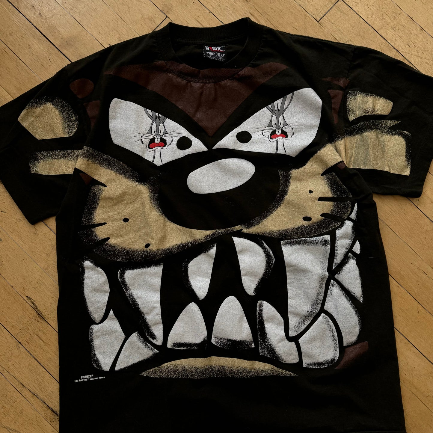 Bootleg Vintage Taz & Bugs Terror T-shirt Sz XL