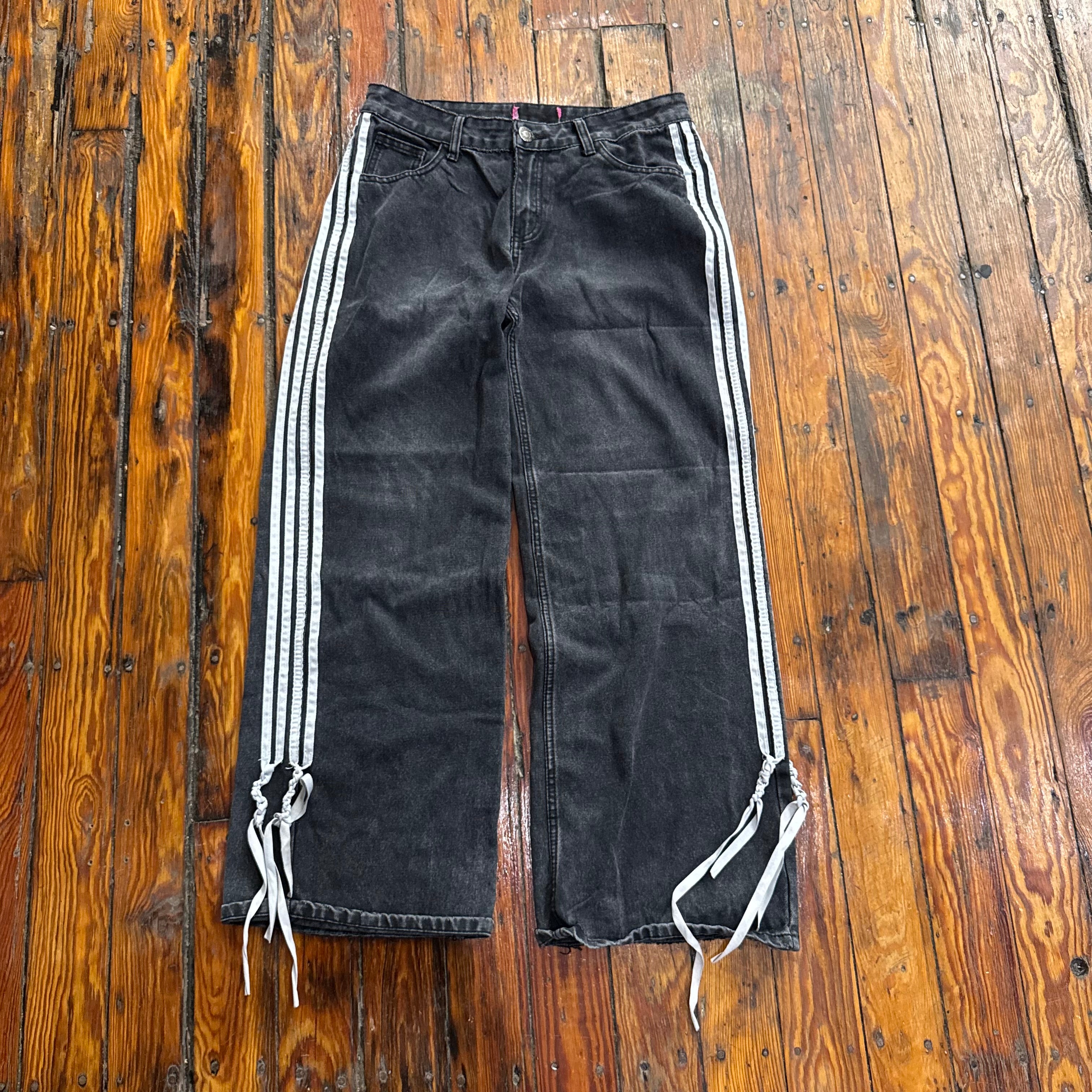 Y2K Custom Baggy Denim Jeans Sz 9x29