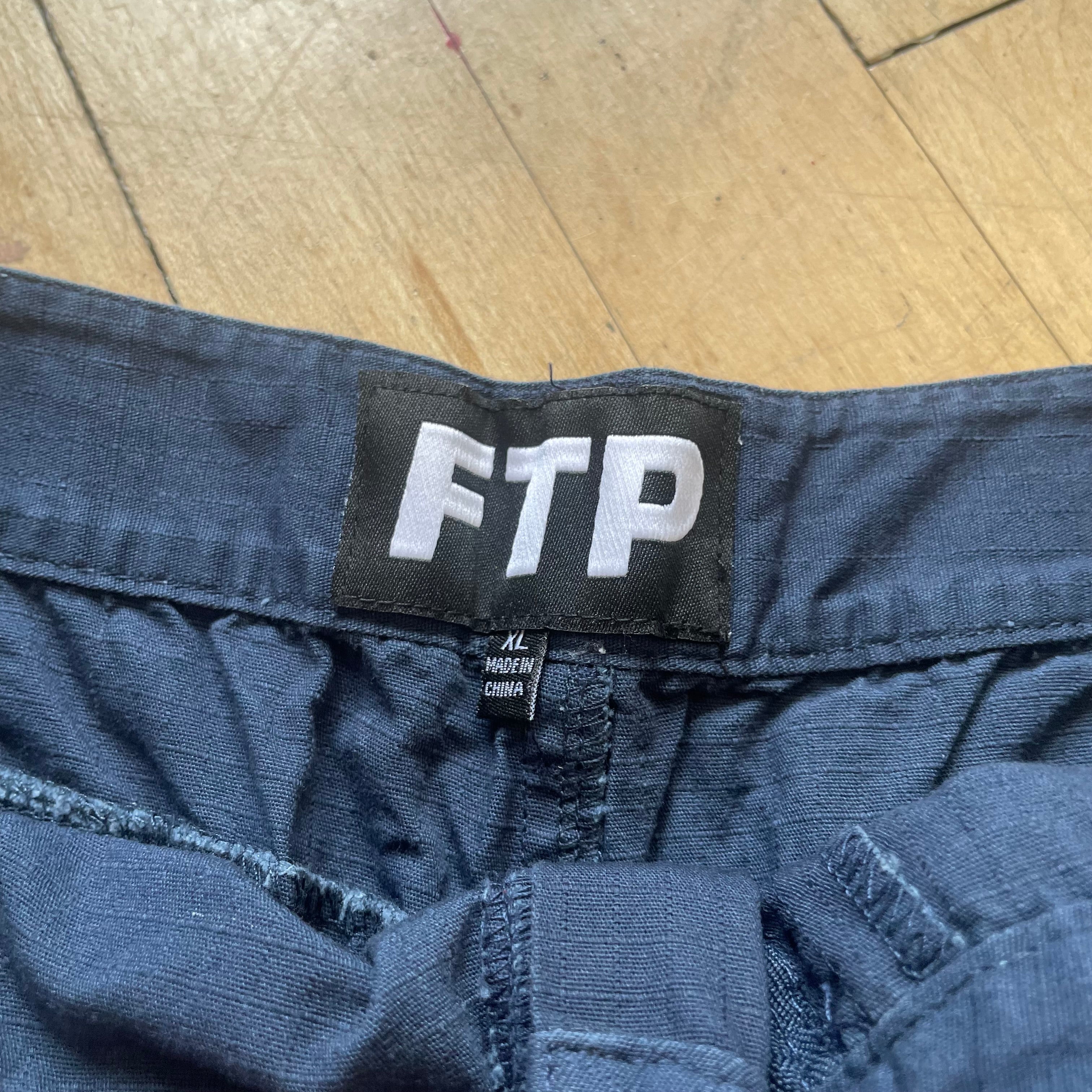 Navy Blue FTP Cargo Shorts (XL)
