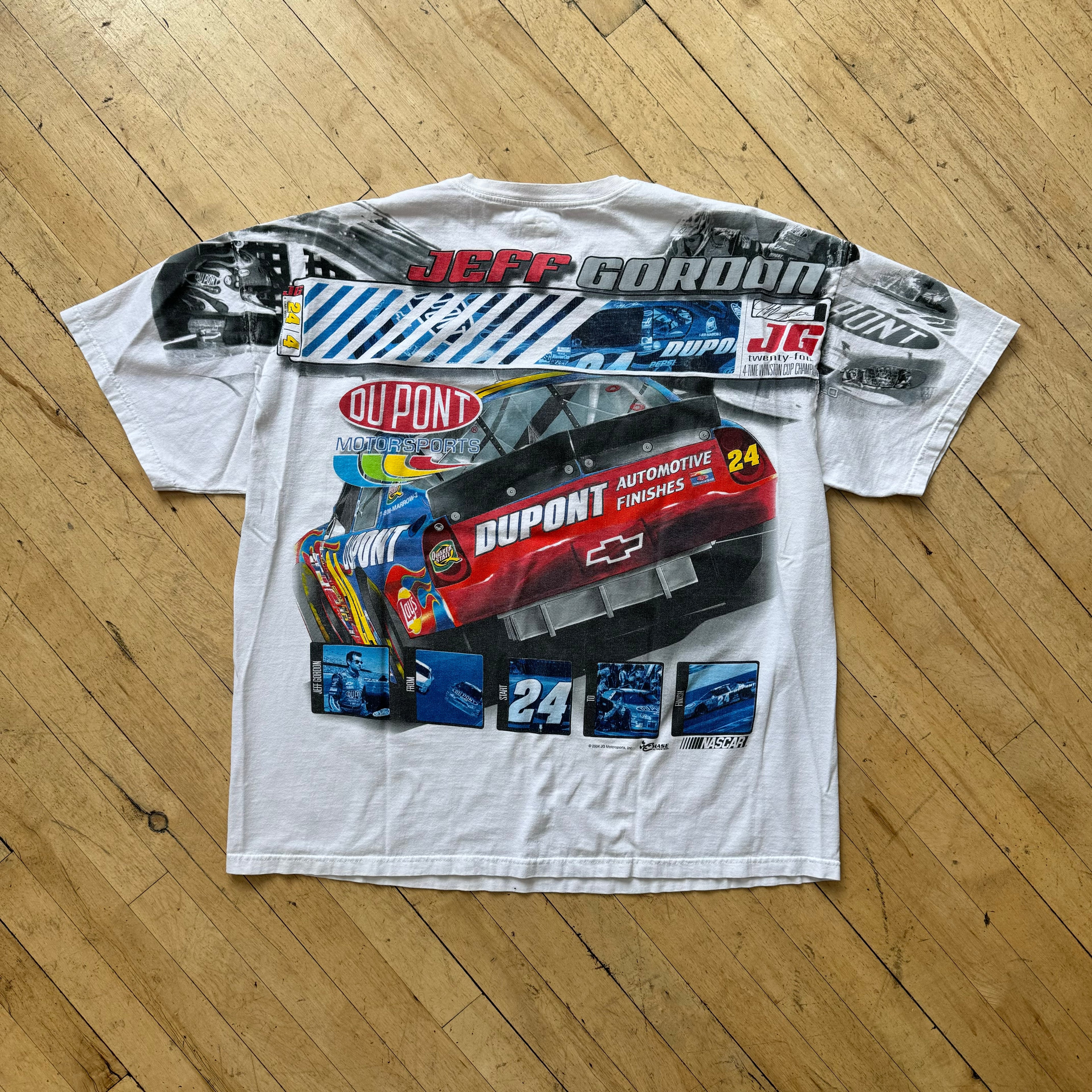 Jeff Gordon Nascar DuPoint t-shirt Sz XL