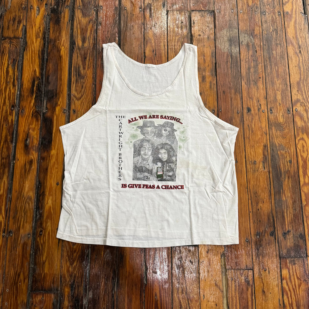 Vintage The Cartwright brothers Peas Tanktop Sz XL