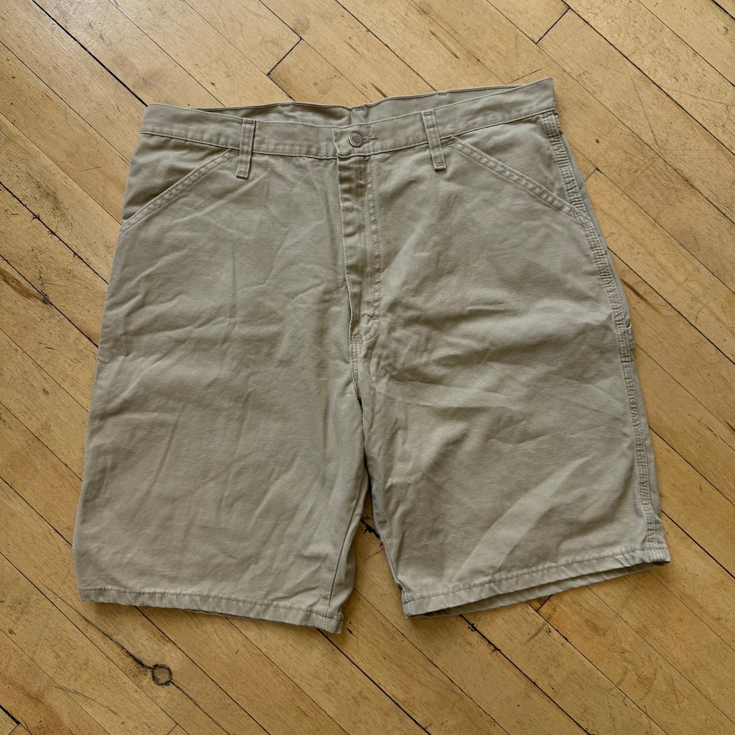 Vintage Wrangler Kahki Shorts Sz 36