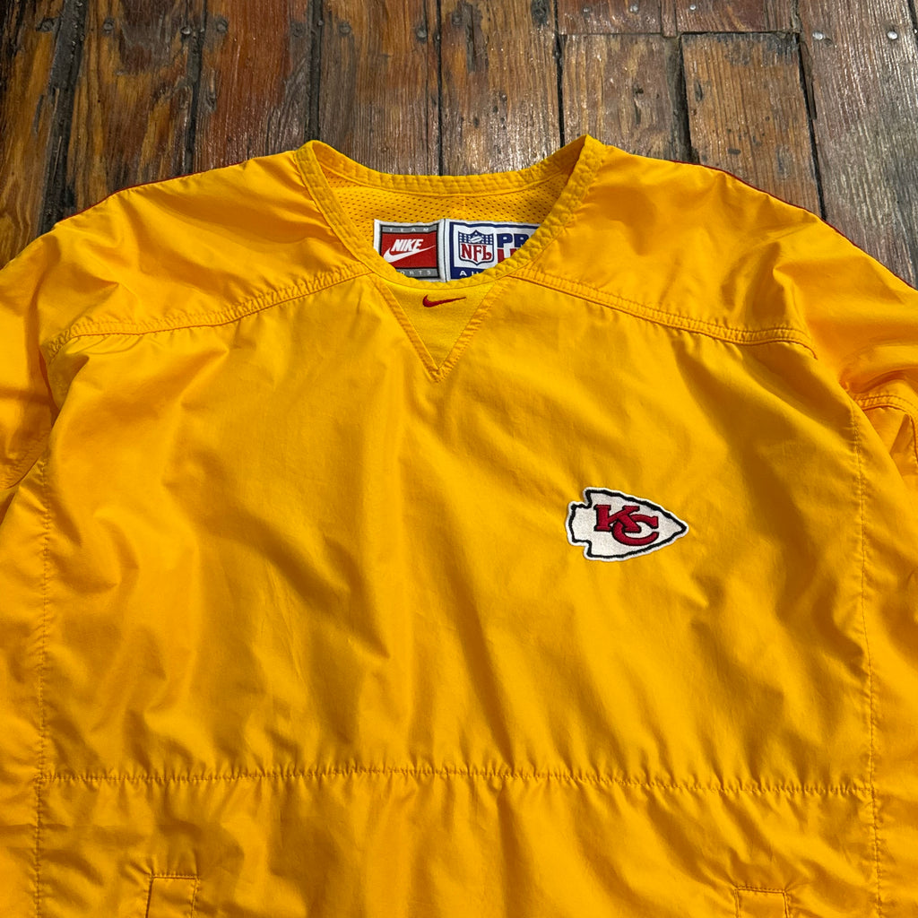 Vintage Nike ProLine Kansas City Chiefs Pullover Jacket Sz XL