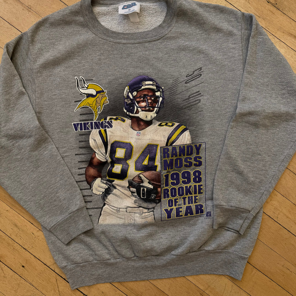 Vintage Randy Moss Vikings Crewneck Sz M