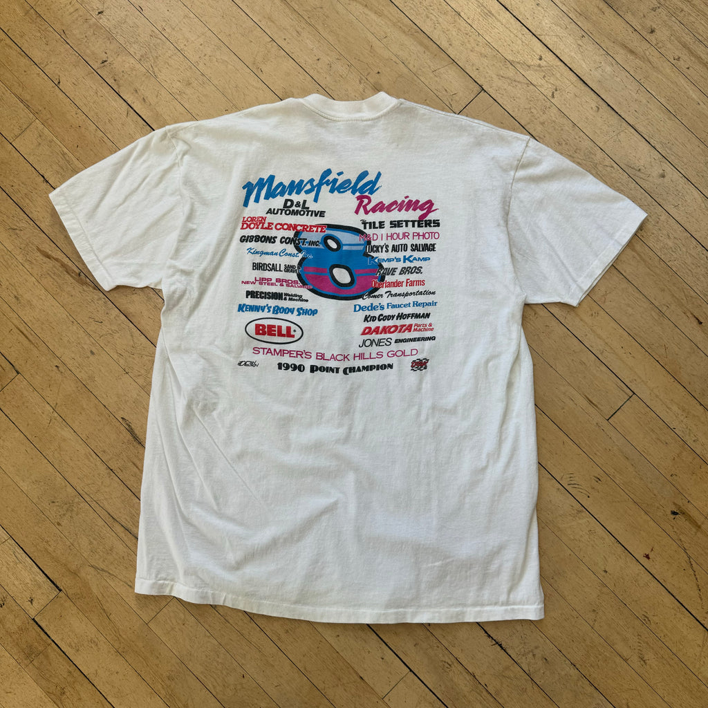Vintage Sprint Car Dan Mansfield T-shirt Sz XXL