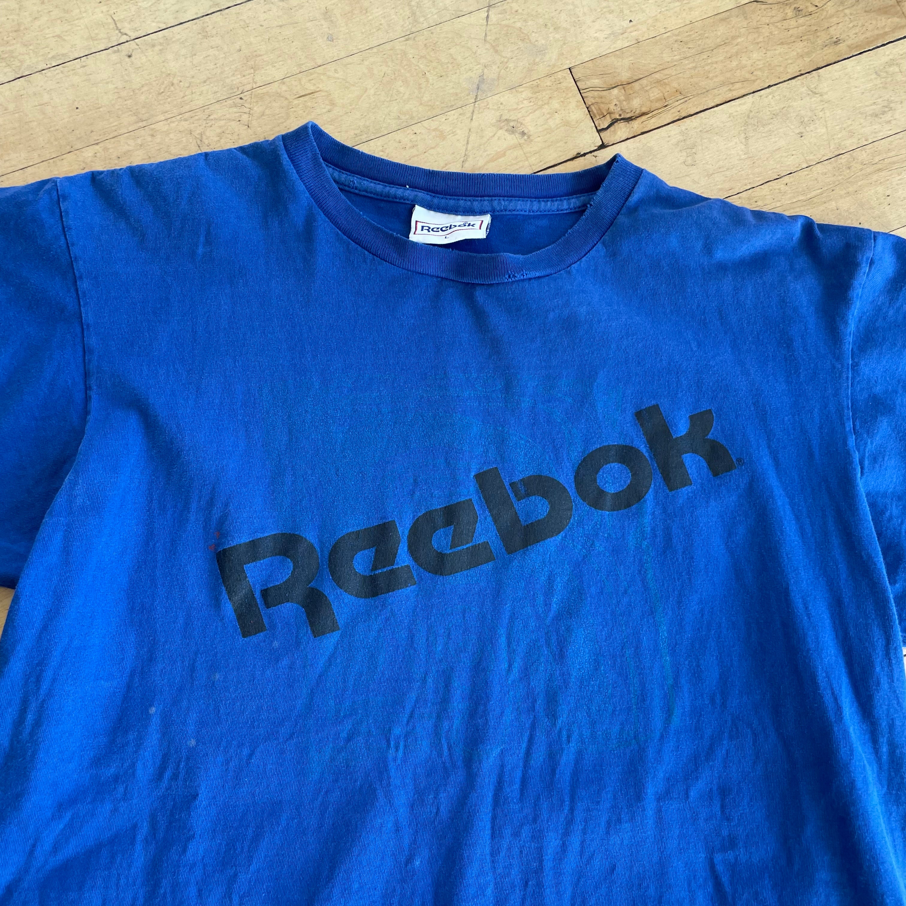 90s Reebok Spell out T-shirt Sz L