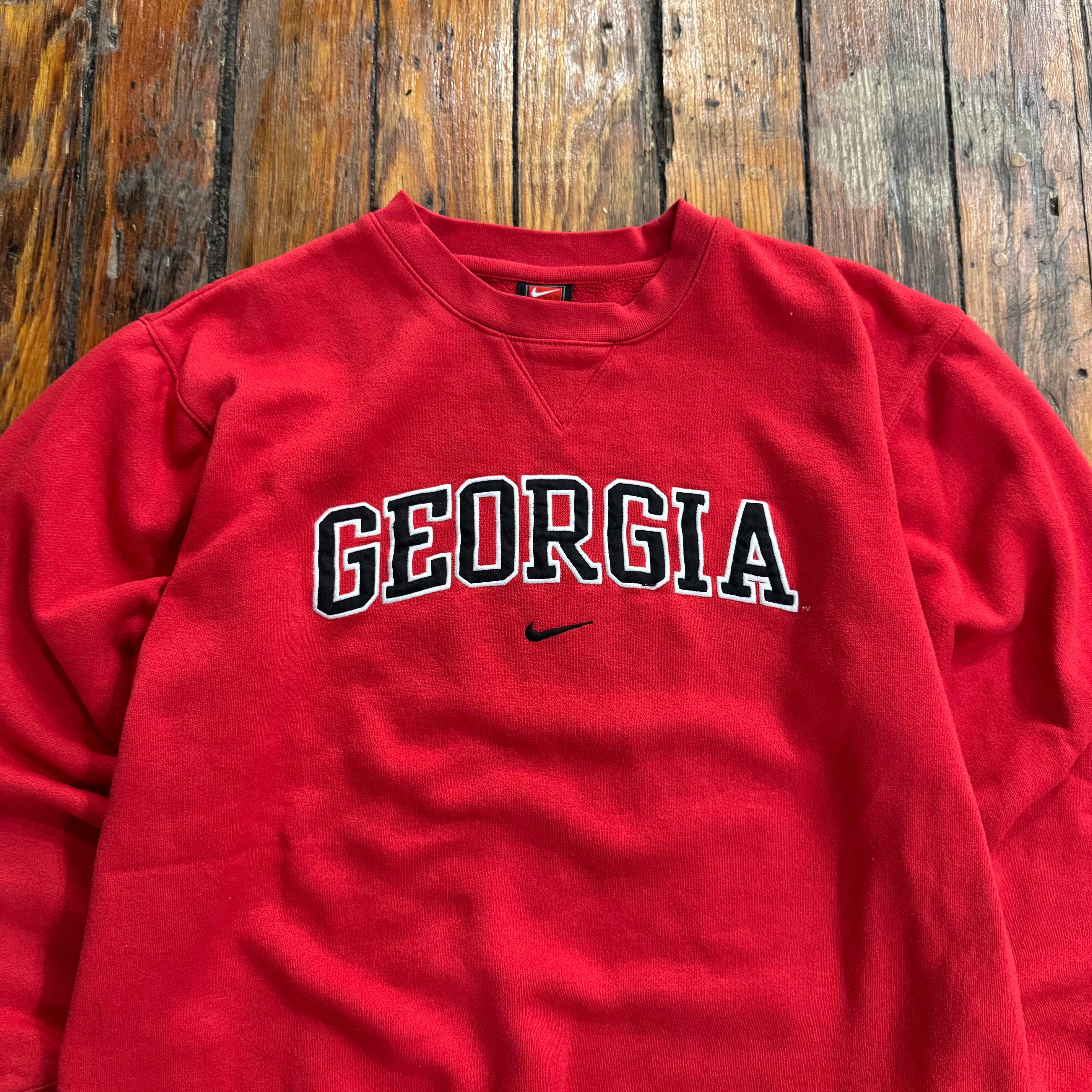 Vintage Nike Georgia SpellOut CrewNeck Sz M