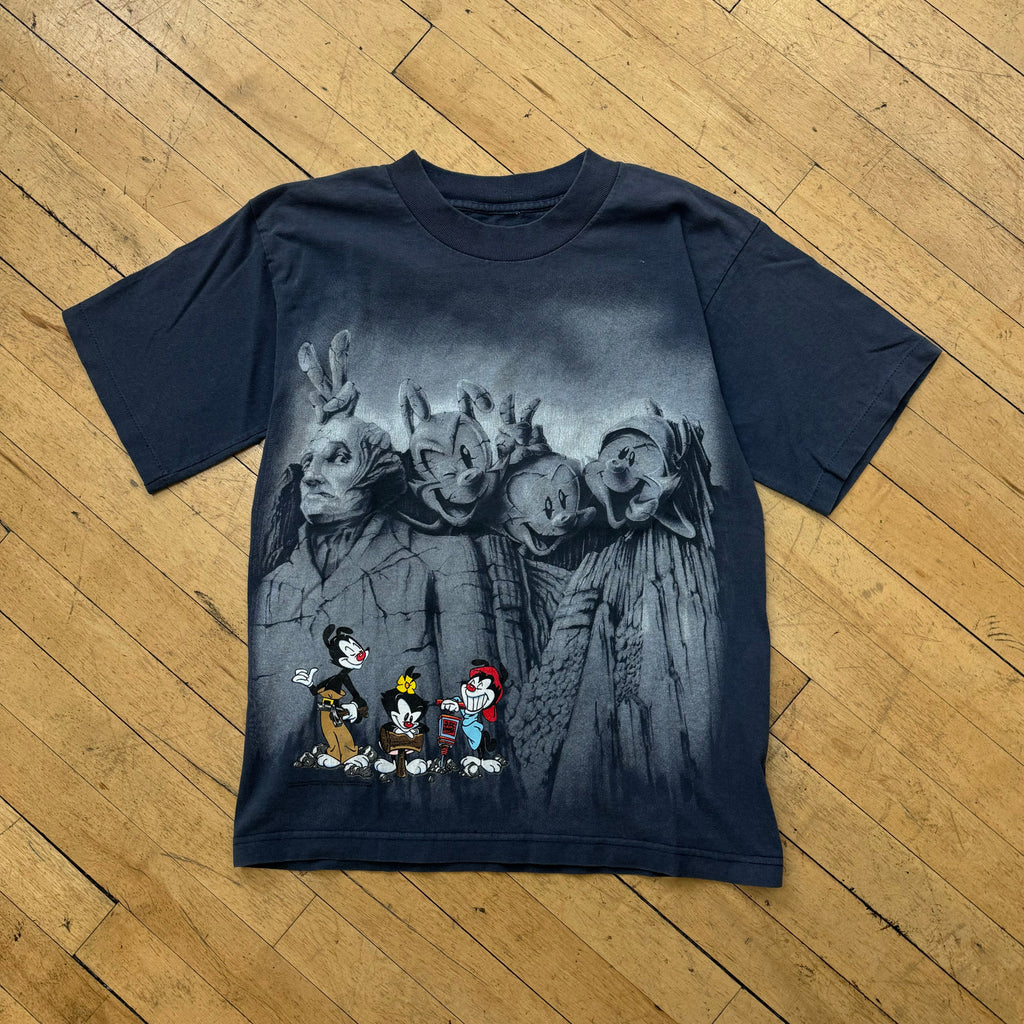 Vintage Animaniacs Mount Rushmore Graphic T-shirt Sz S