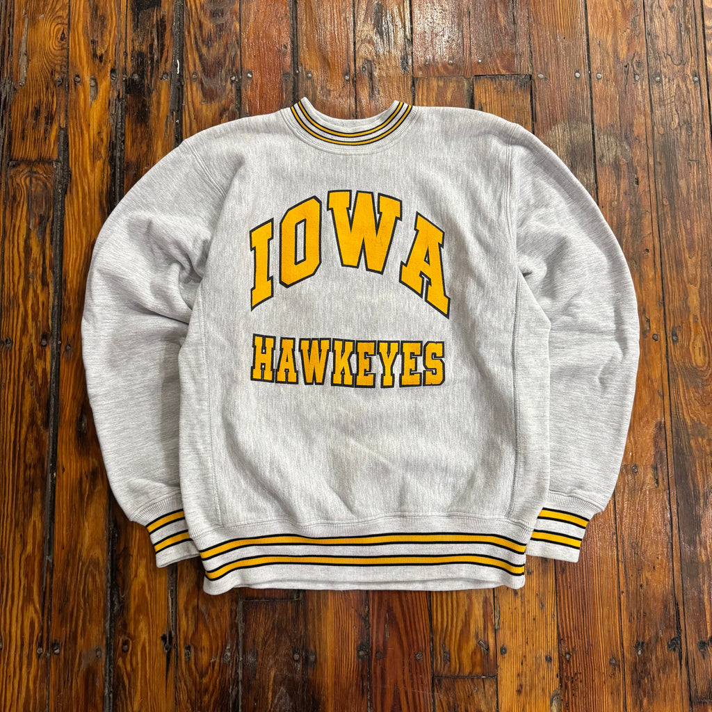 Vintage Iowa Hawkeyes SpellOut CrewNeck Sz L