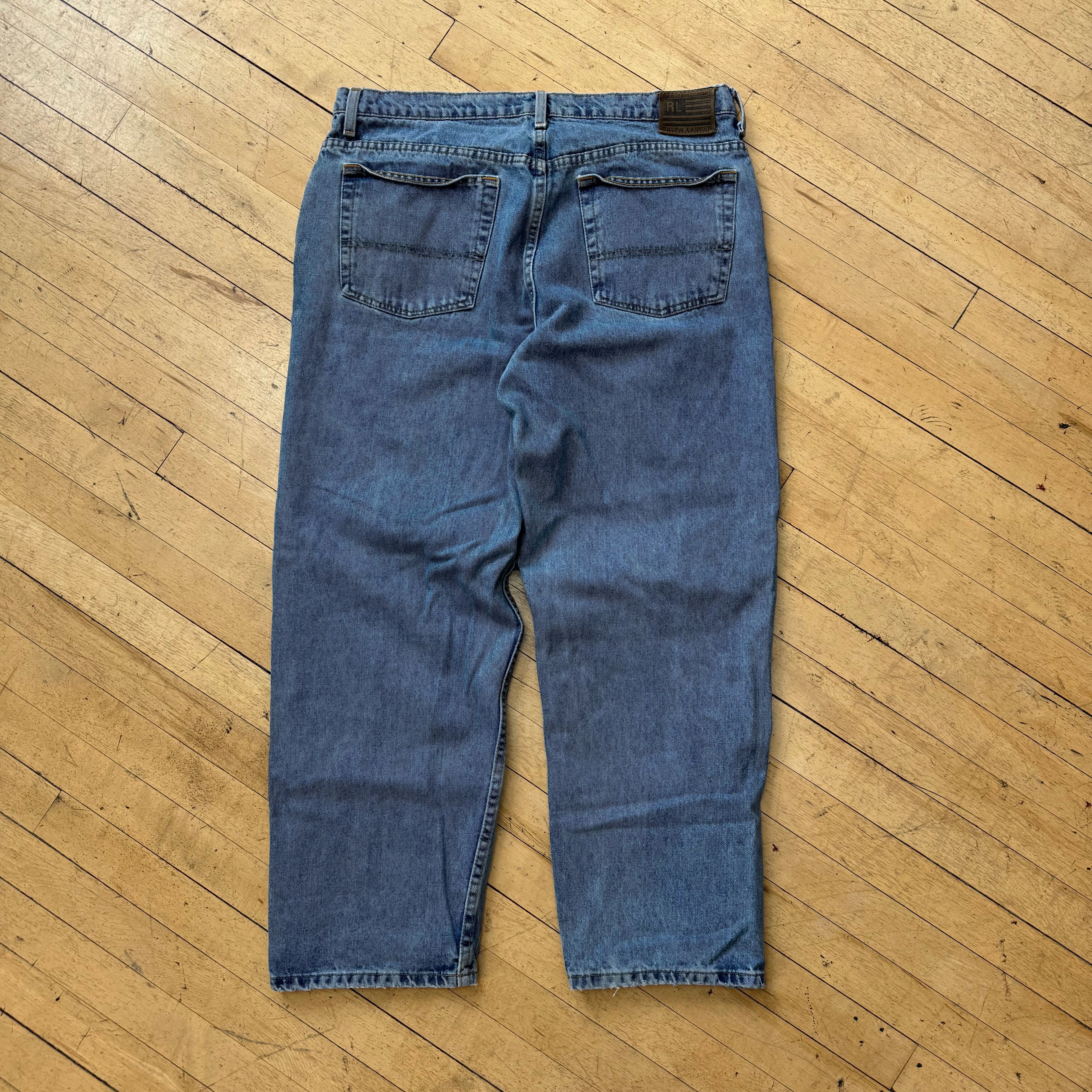 Vintage Polo RL Jeans Company Denim Jeans Sz 36x30