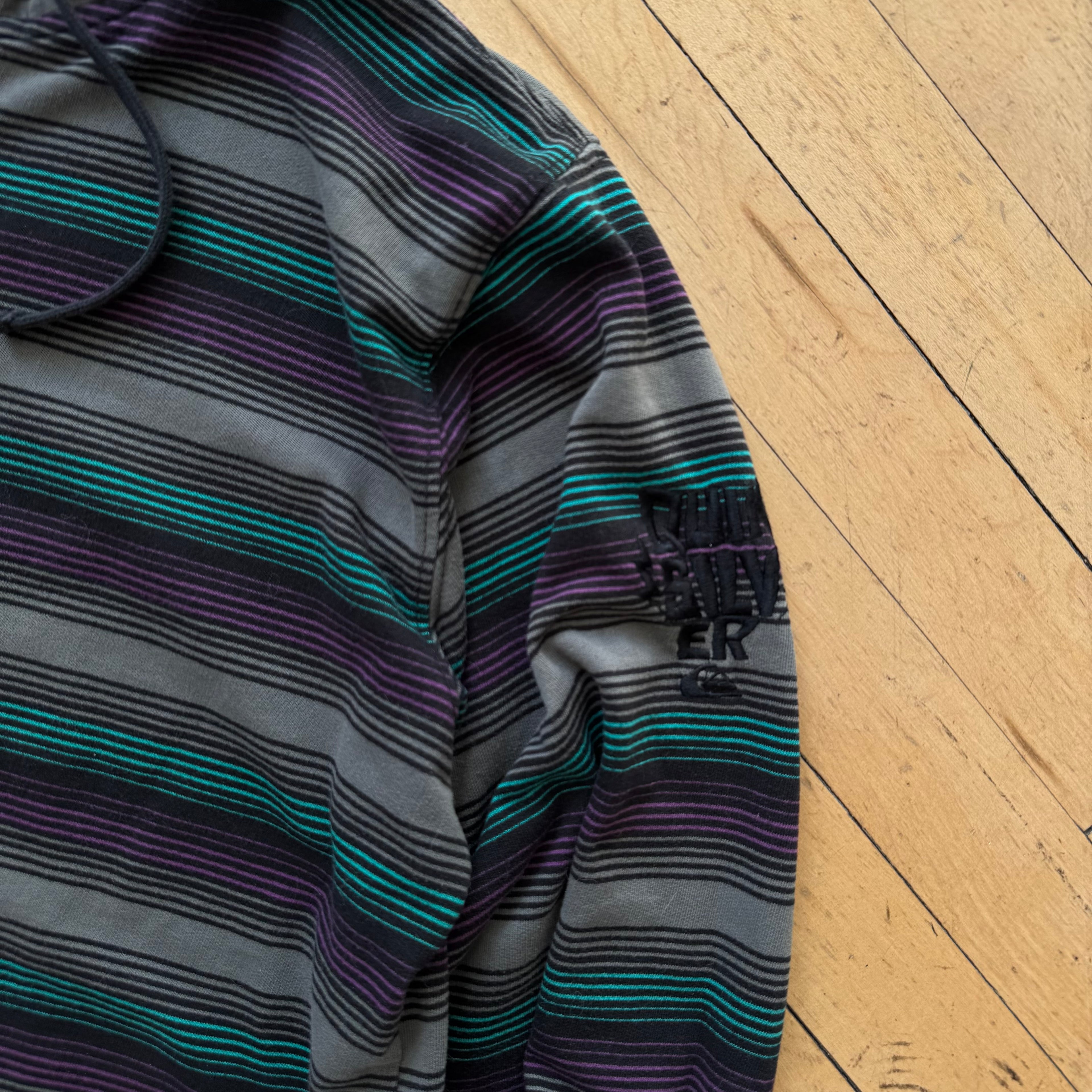 Y2K Quiksilver Zip-Up Jacket Sz L