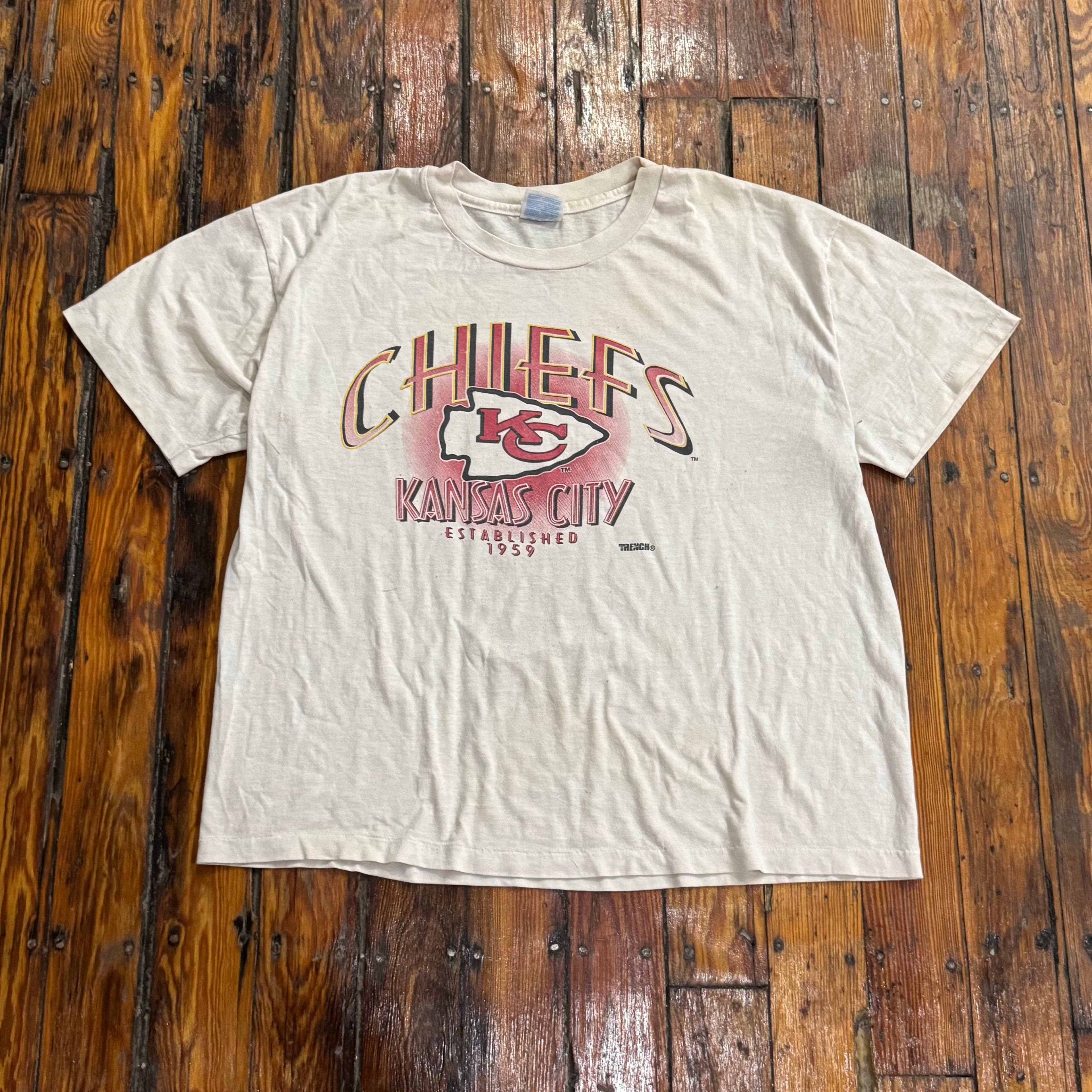 Vintage Kansas City Chiefs T-shirt Sz XL