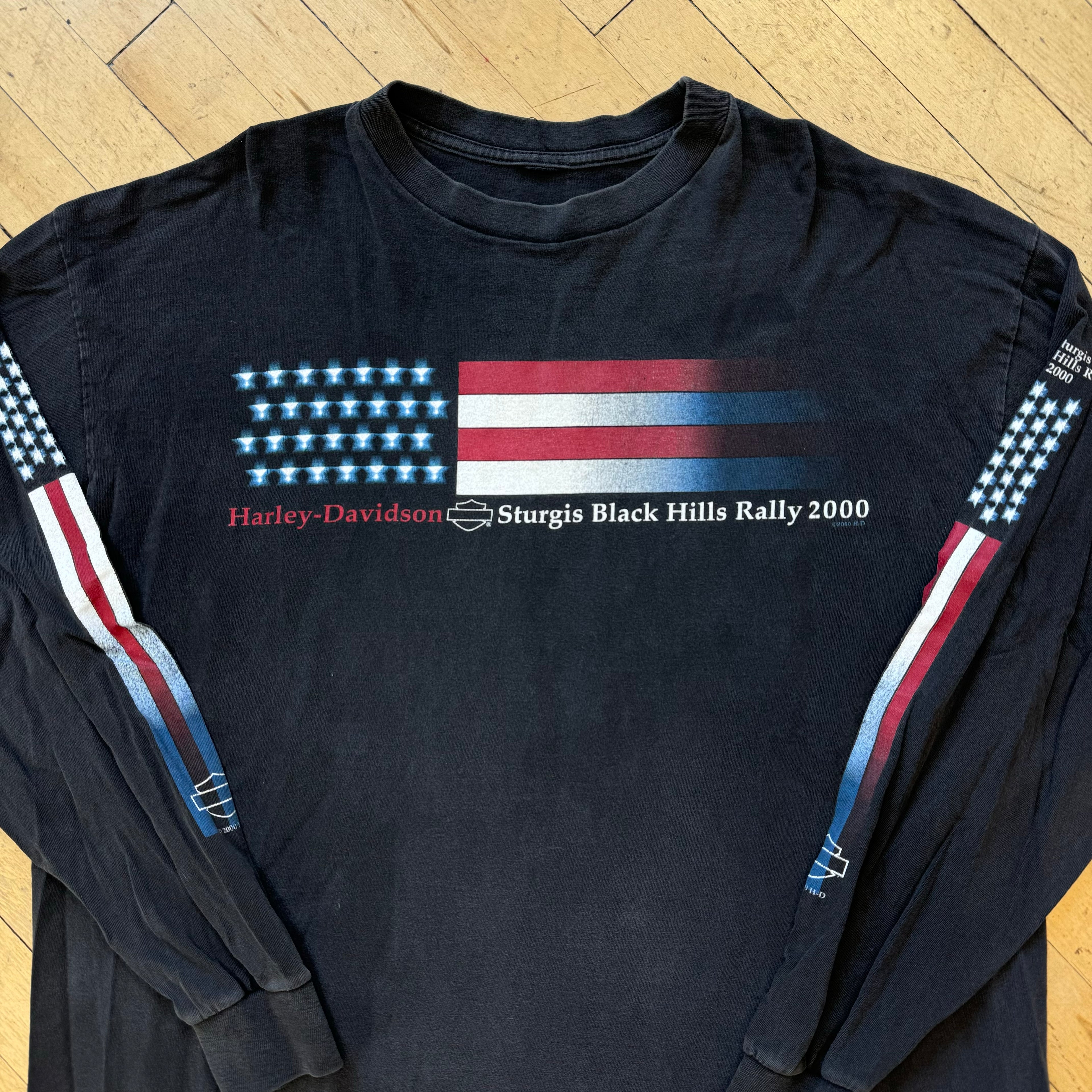 Vintage USA Harley Davidson Long Sleeve T-shirt Sz XL
