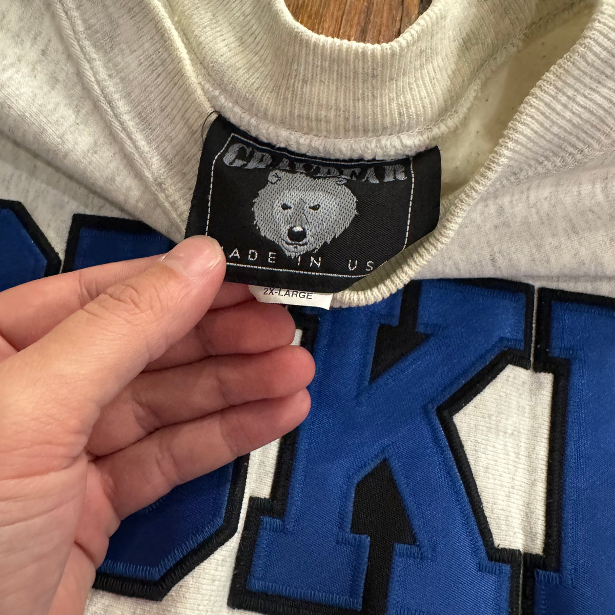 Vintage Duke SpellOut CrewNeck Sz XXL