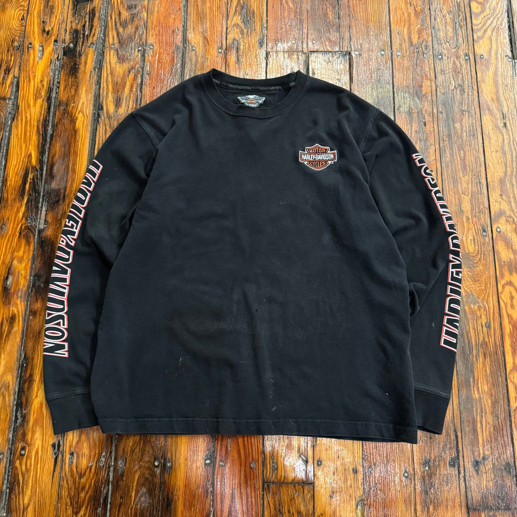 Vintage Harley Davidson Long Sleeve T-shirt Sz L
