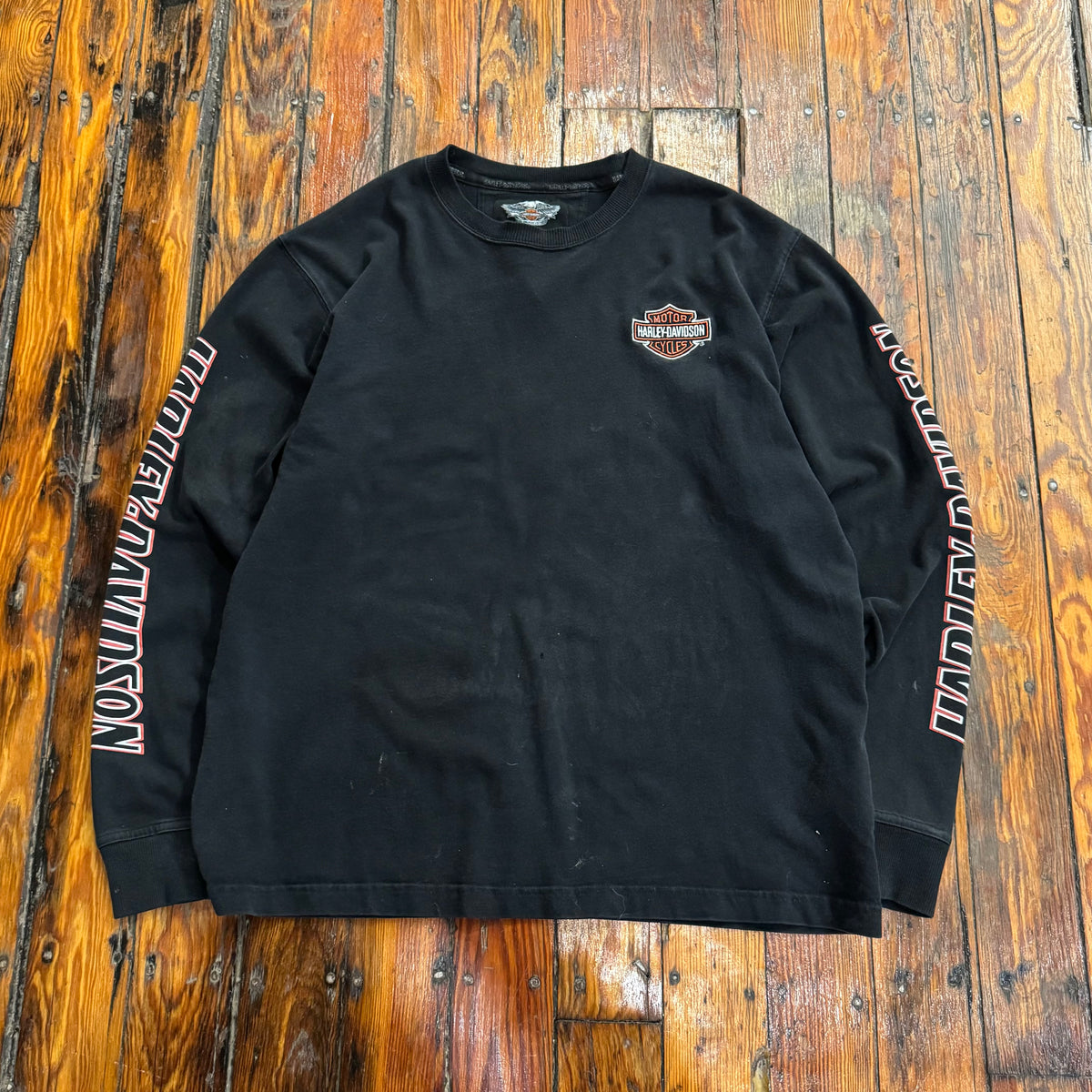 Vintage Harley Davidson Long Sleeve T-shirt Sz L