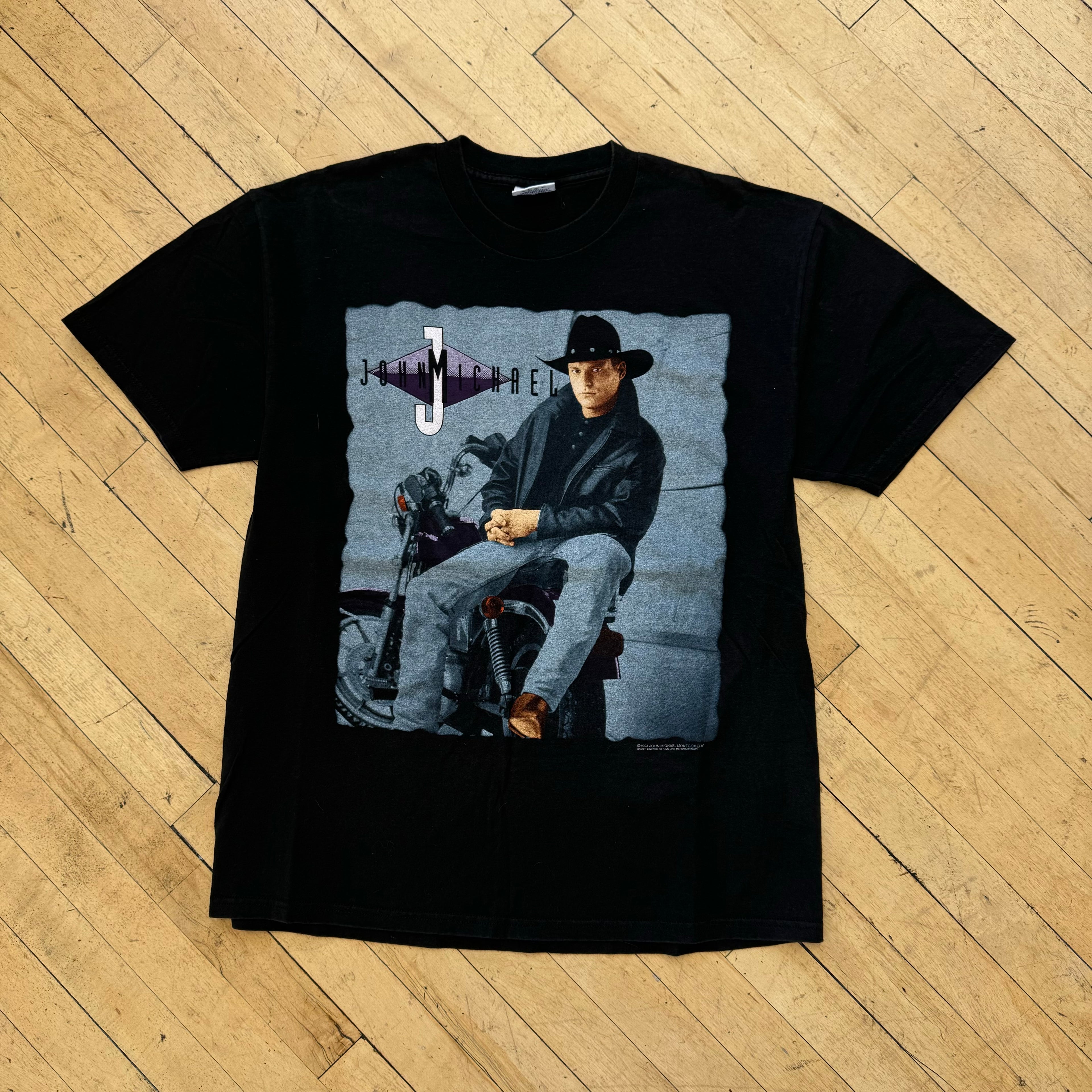 Vintage John Micheal Montgomery Tour T-shirt Sz XL
