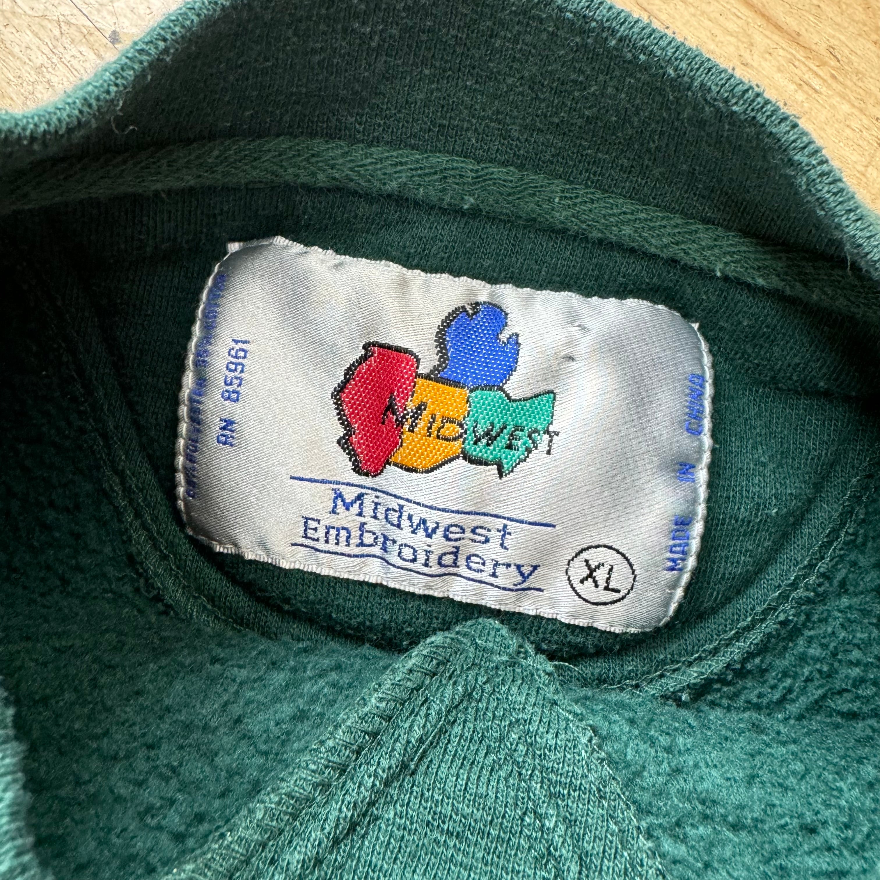 Vintage Notre Dame SpellOut CrewNeck Sz L