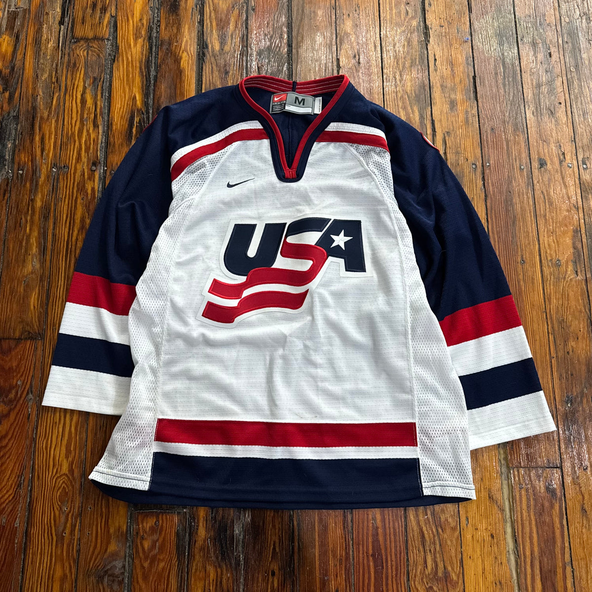 Vintage Nike USA Hockey Jersey Sz M