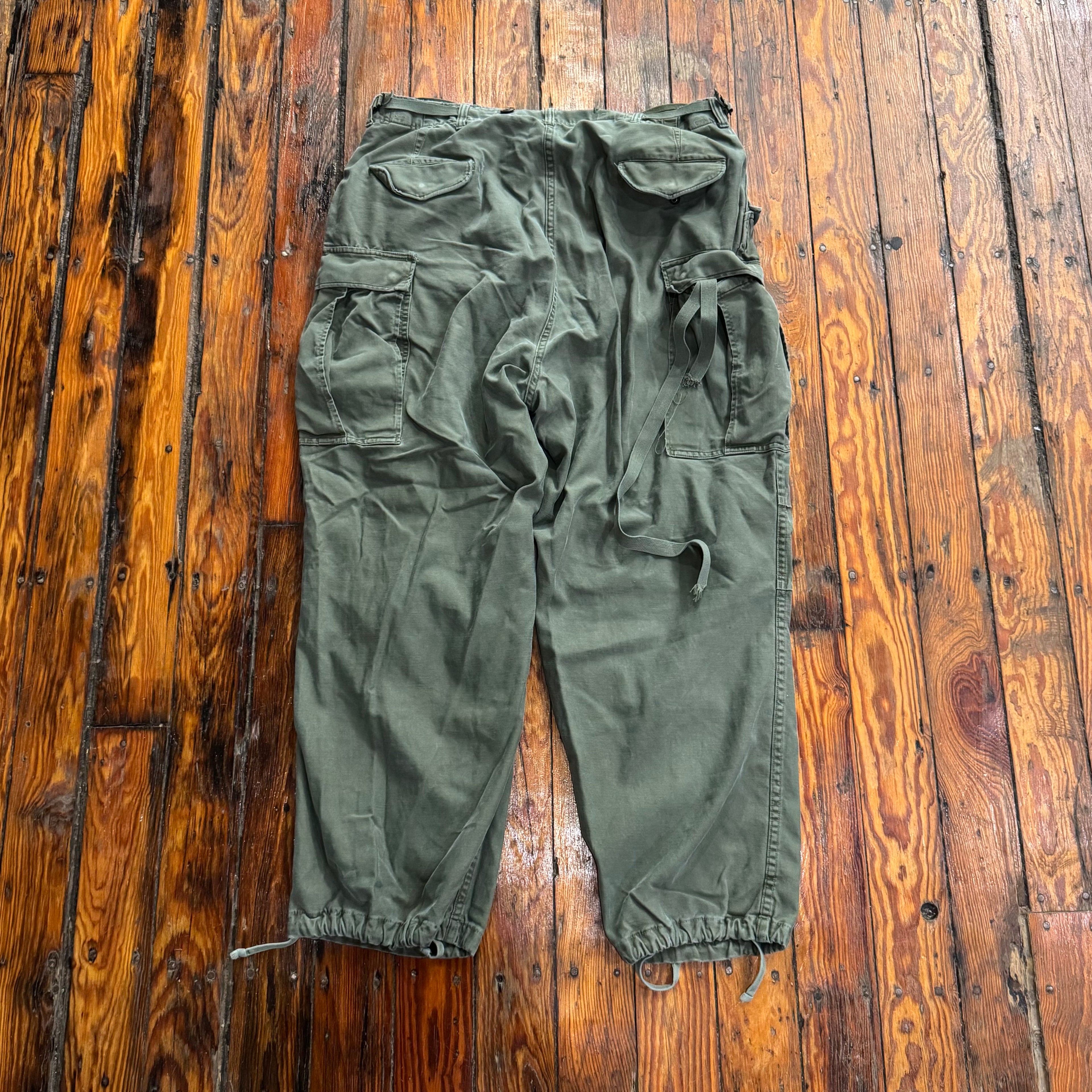 Vintage Army Green Baggy Cargo Pants Sz 36