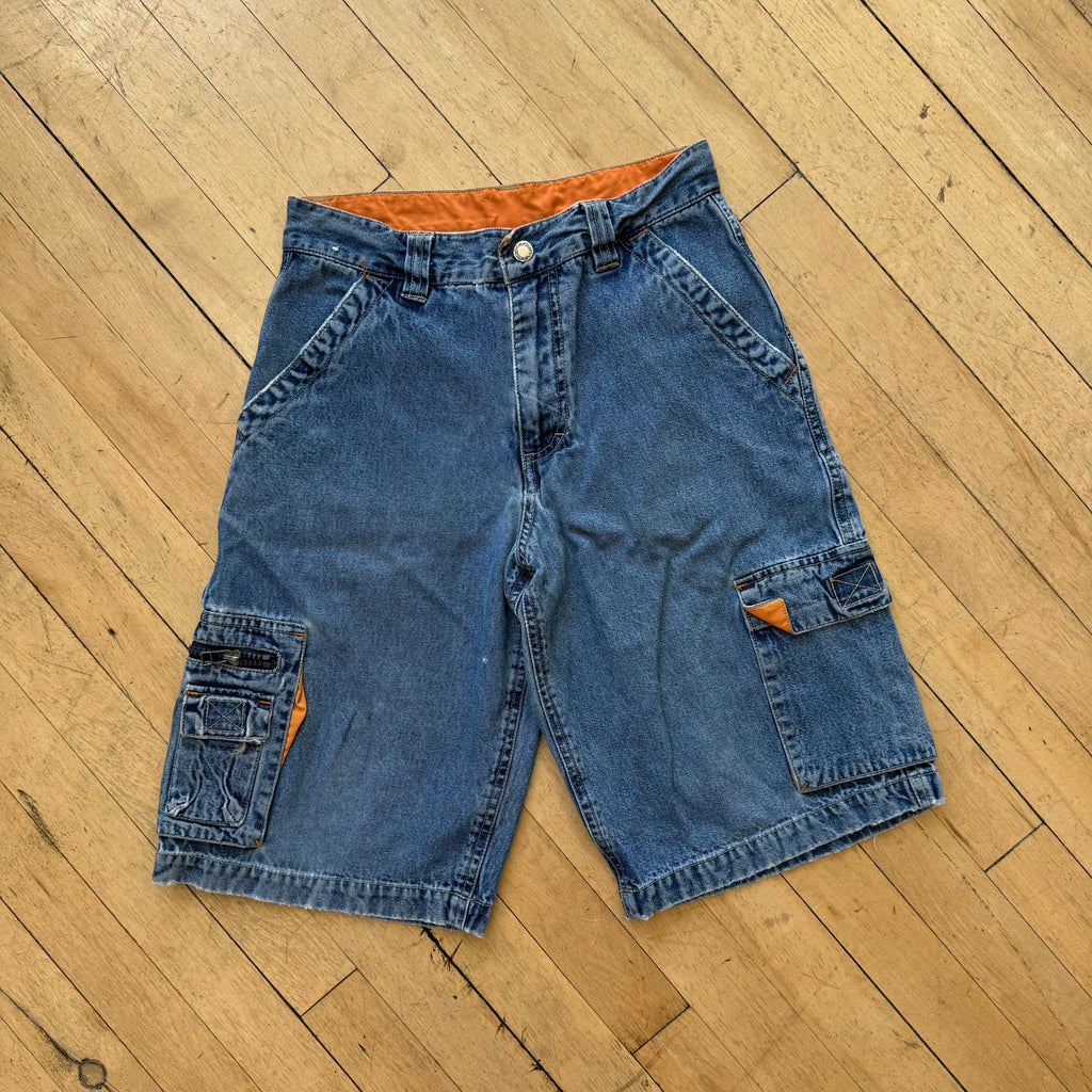 Y2K Plugg Denim Jean Shorts Sz 14