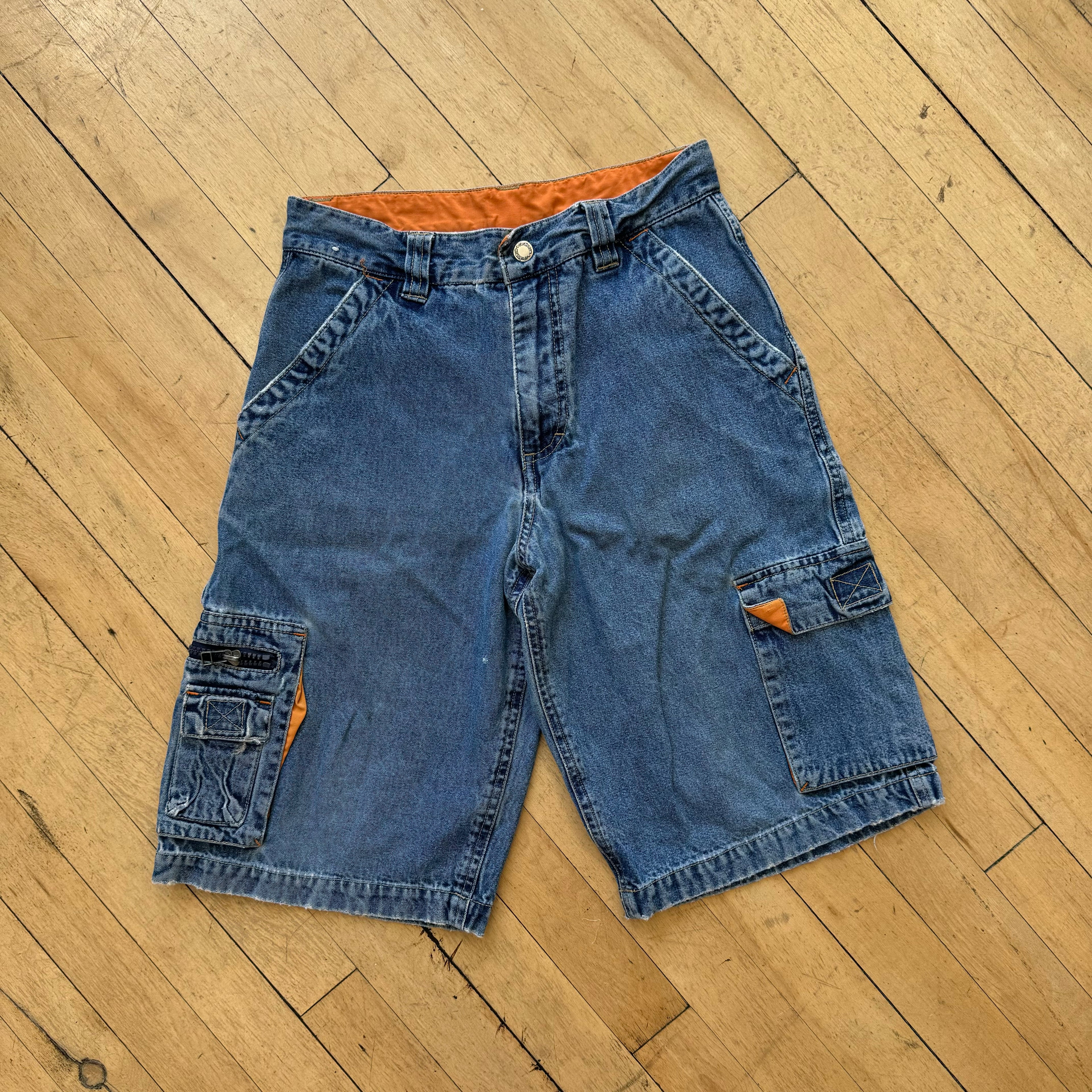 Y2K Plugg Denim Jean Shorts Sz 14