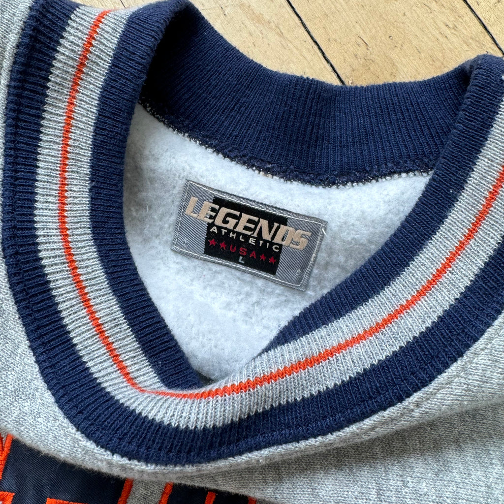 Vintage Chicago Bears SpellOut Crewneck Sz L