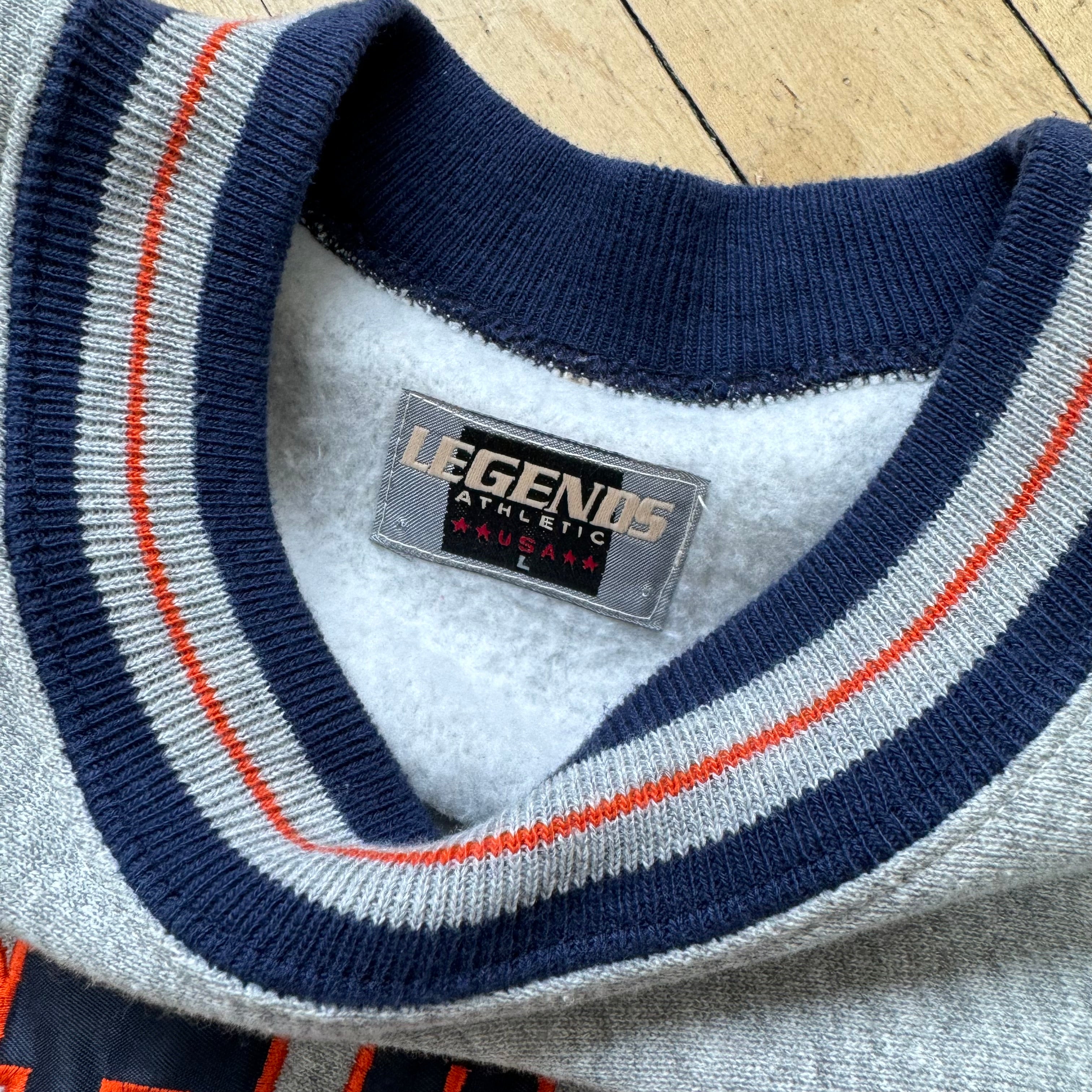 Vintage Chicago Bears SpellOut Crewneck Sz L