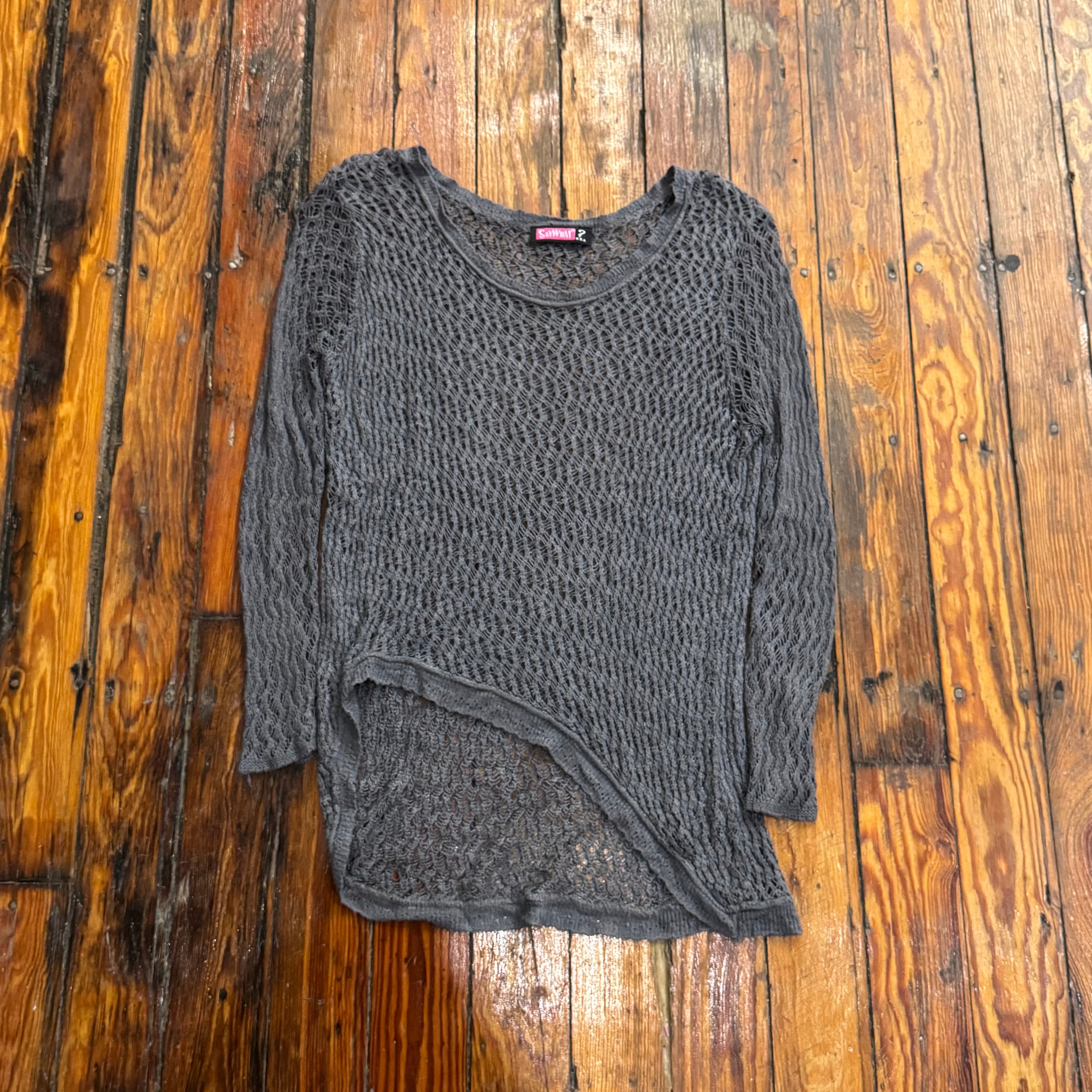 Vintage Say What? laced Top Sz L