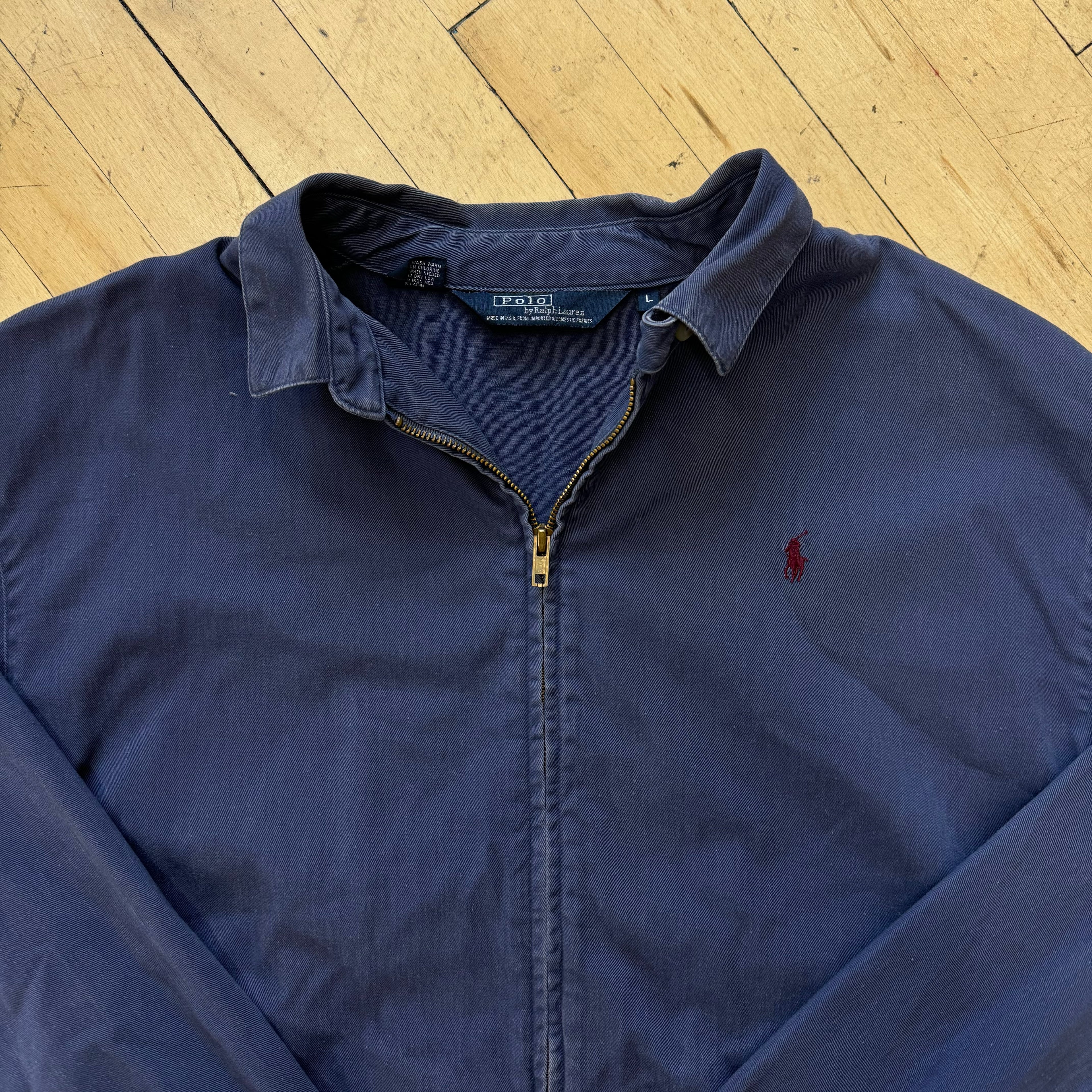 Vintage Polo Ralph Lauren Zip Up Jacket Sz L