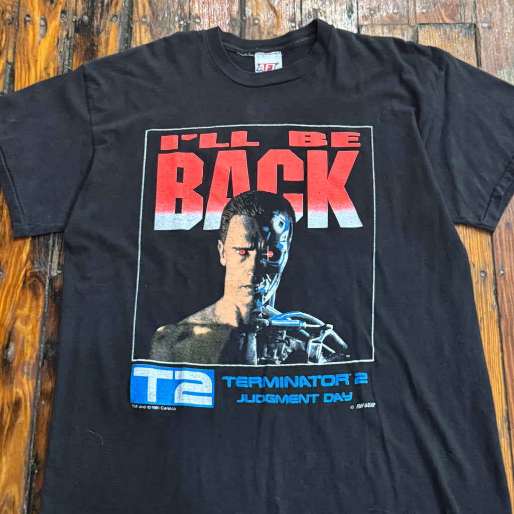 Vintage Terminator T2 Judgement Day T-shirt Sz XL