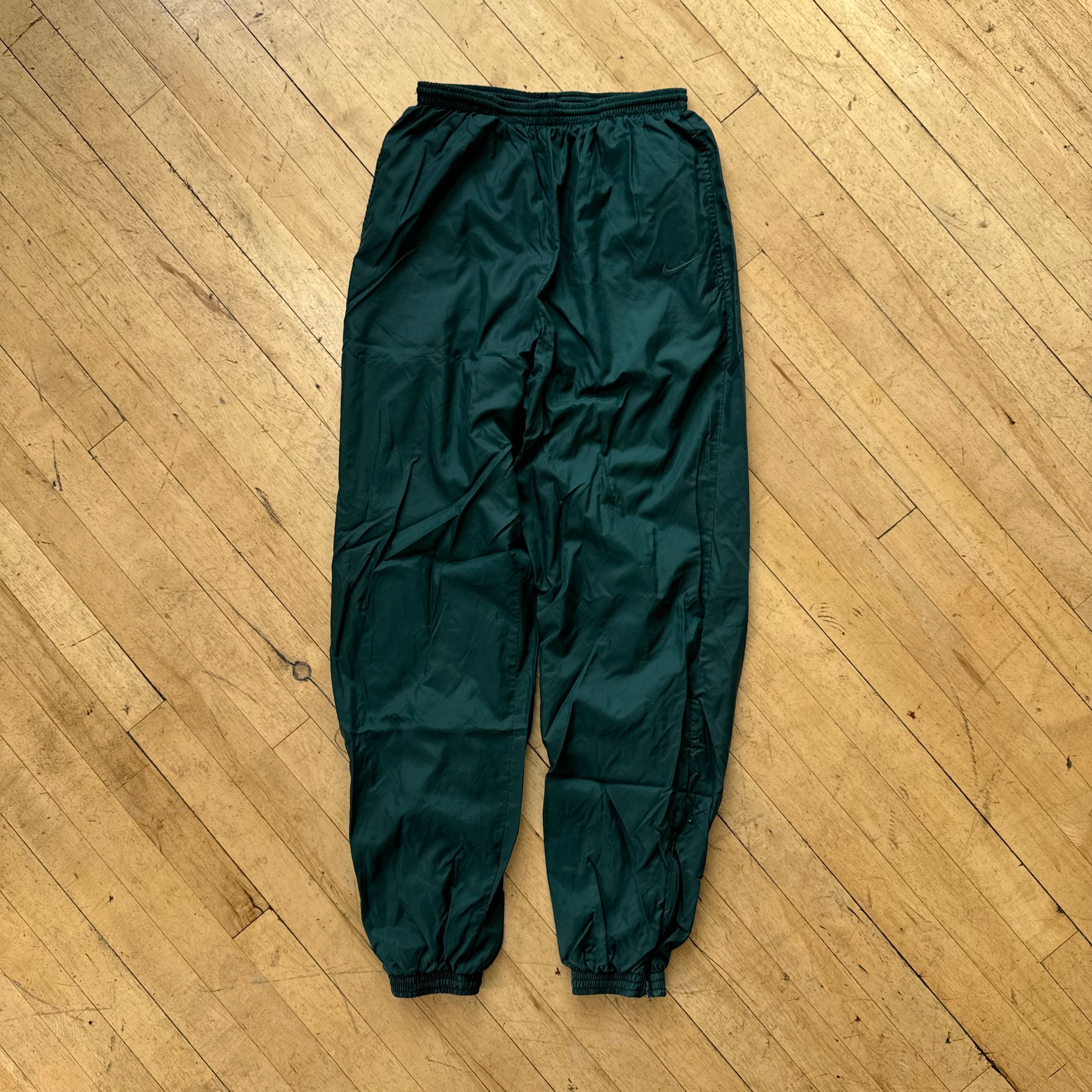 Vintage Forest Green Nike TrackPants Sz M