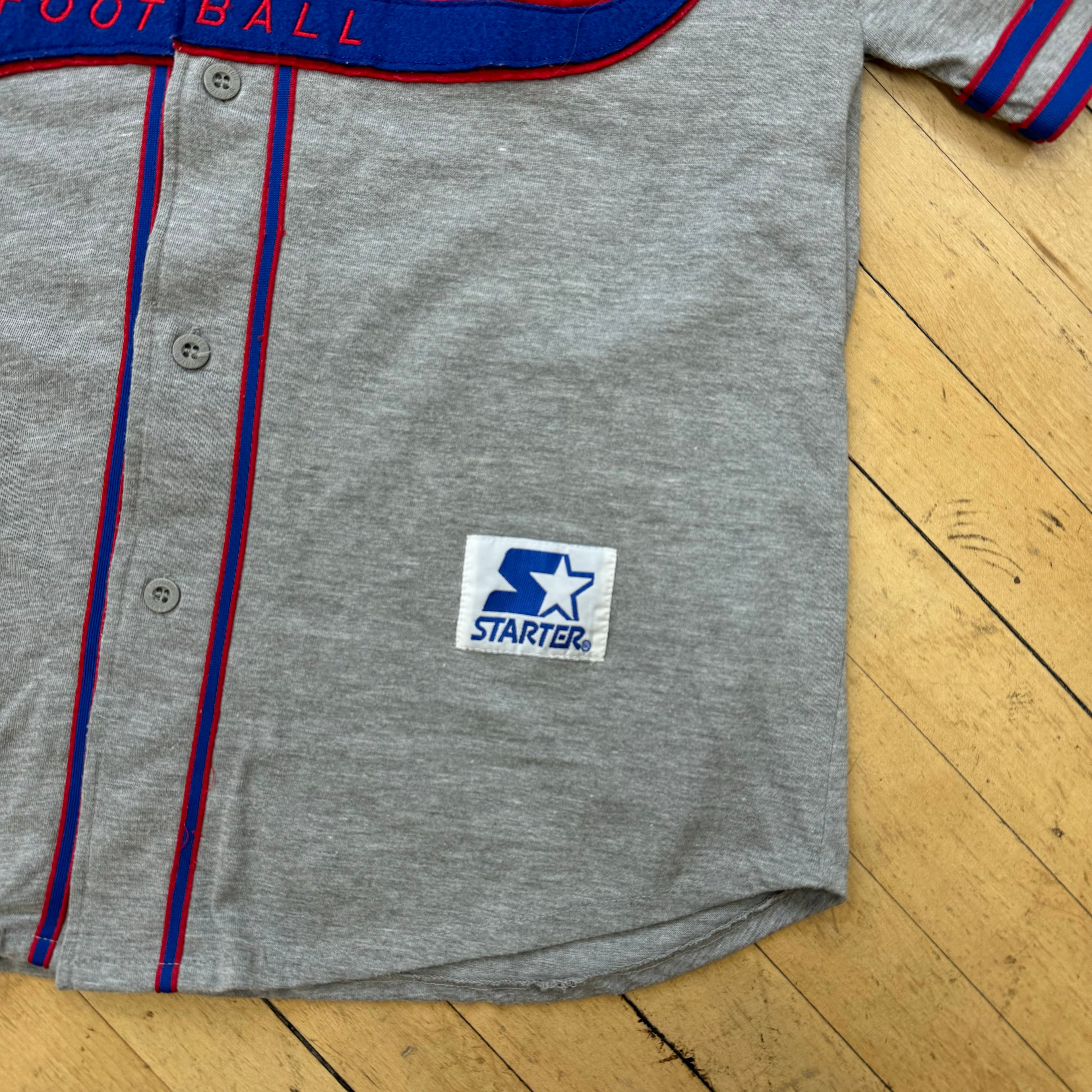 Vintage Starter Giants Football Baseball Jersey T-shirt Sz L