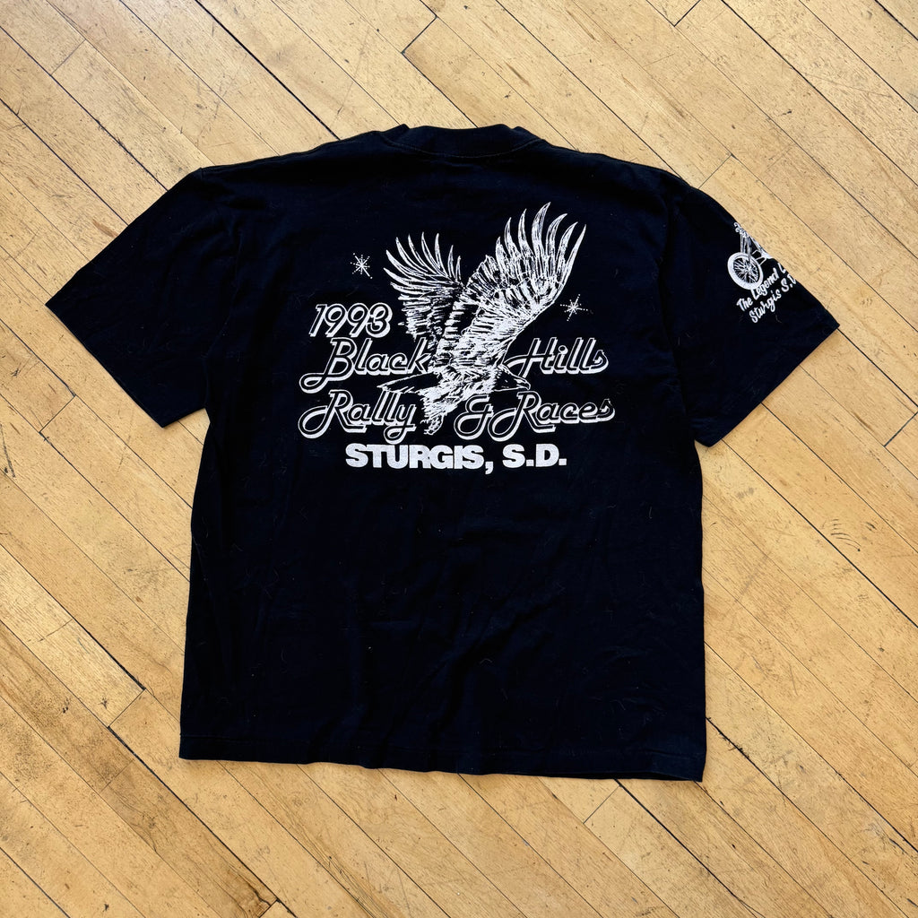Vintage Black Hills Sturgis Rally 93’ T-shirt Sz XL