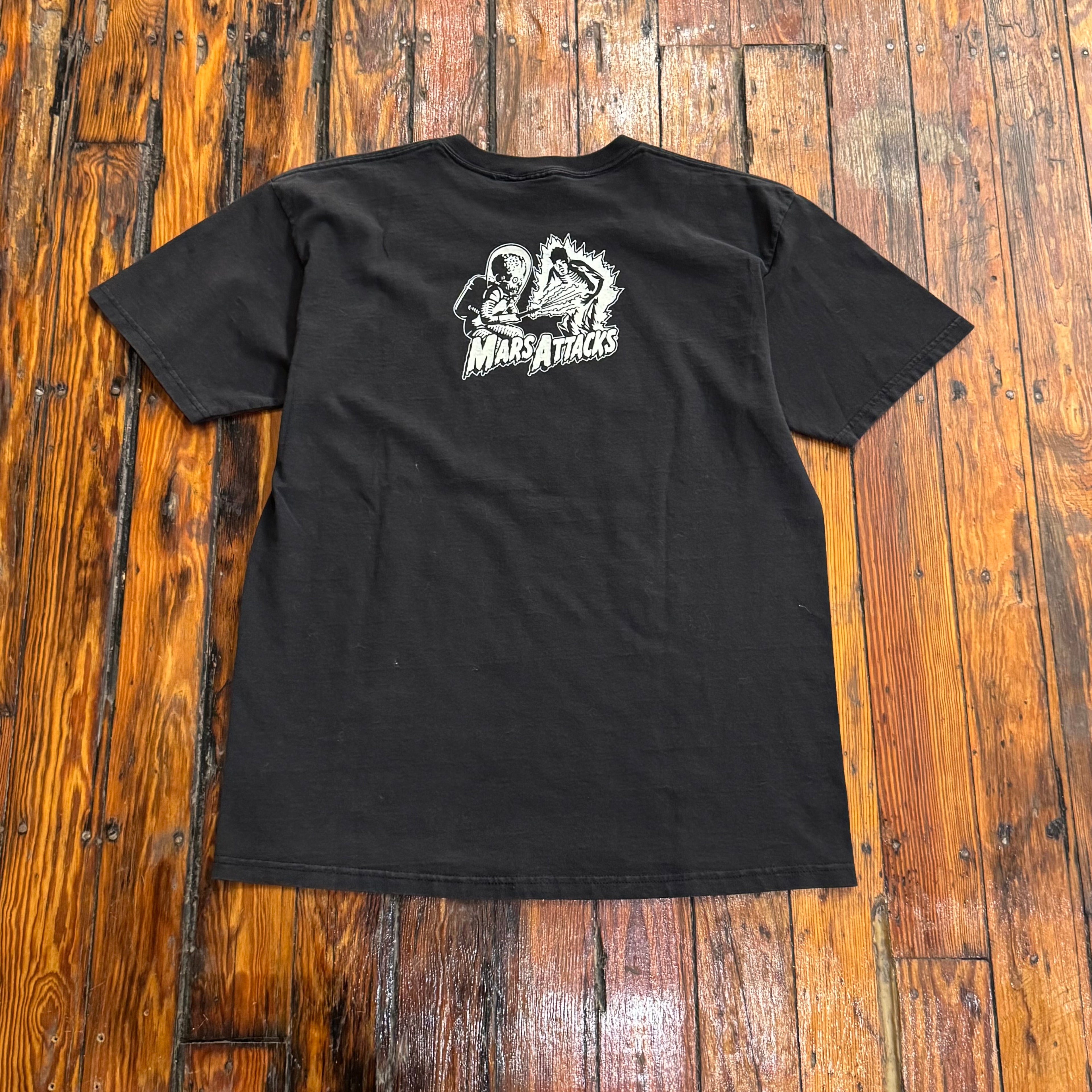 Vintage Mars Attacks Movie Promo T-shirt Sz L