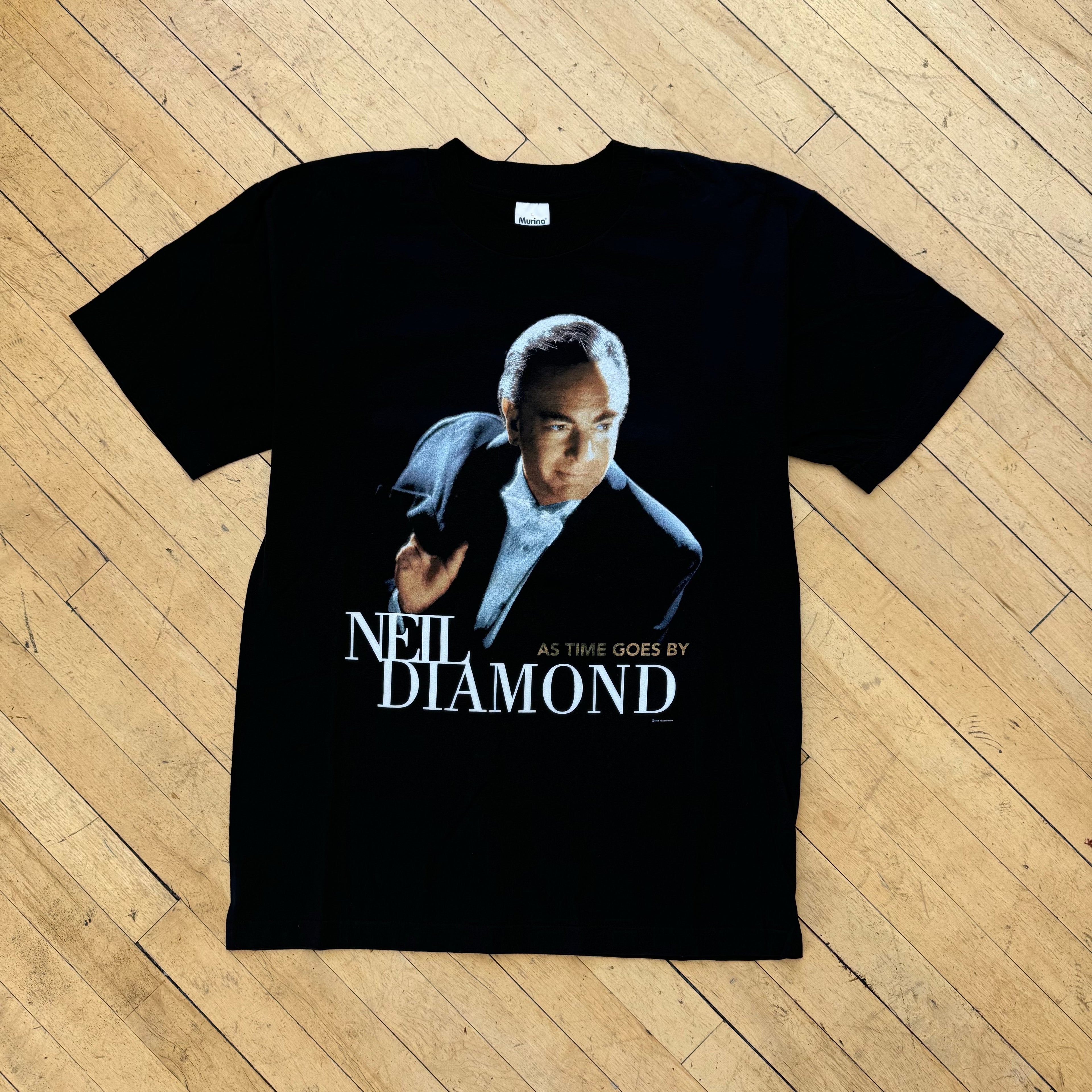 Vintage Neil Diamond World Tour T-shirt Sz XL
