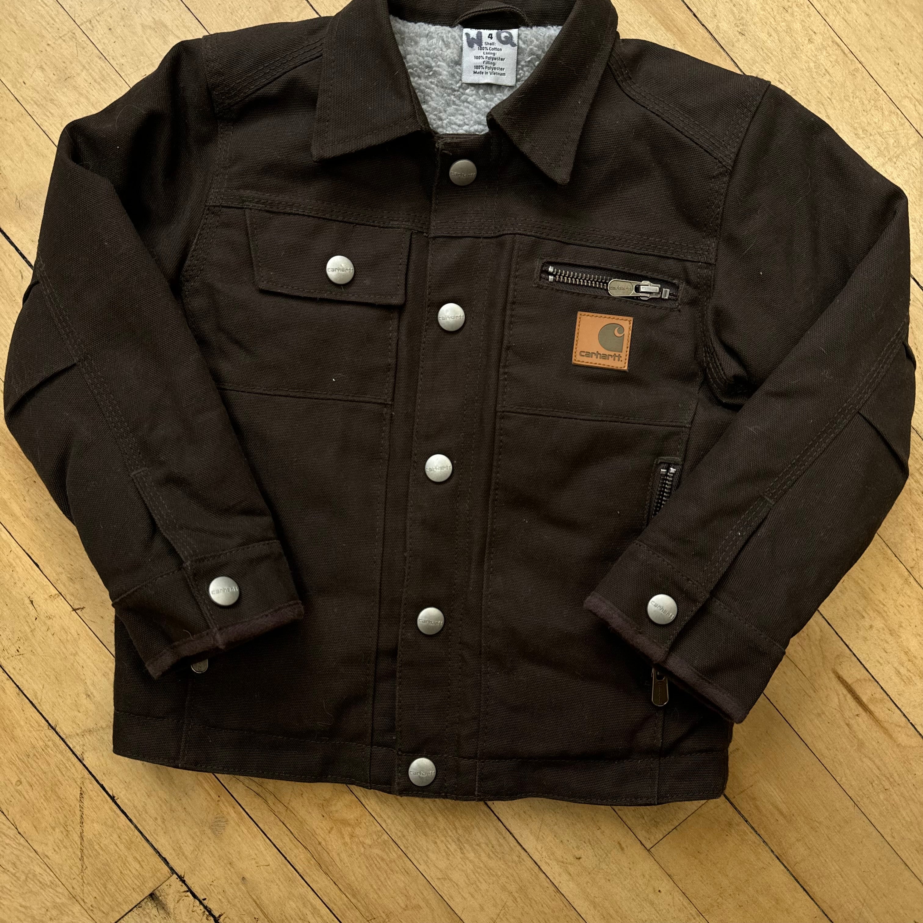 Carhartt Brown Shell Jacket Sz 4