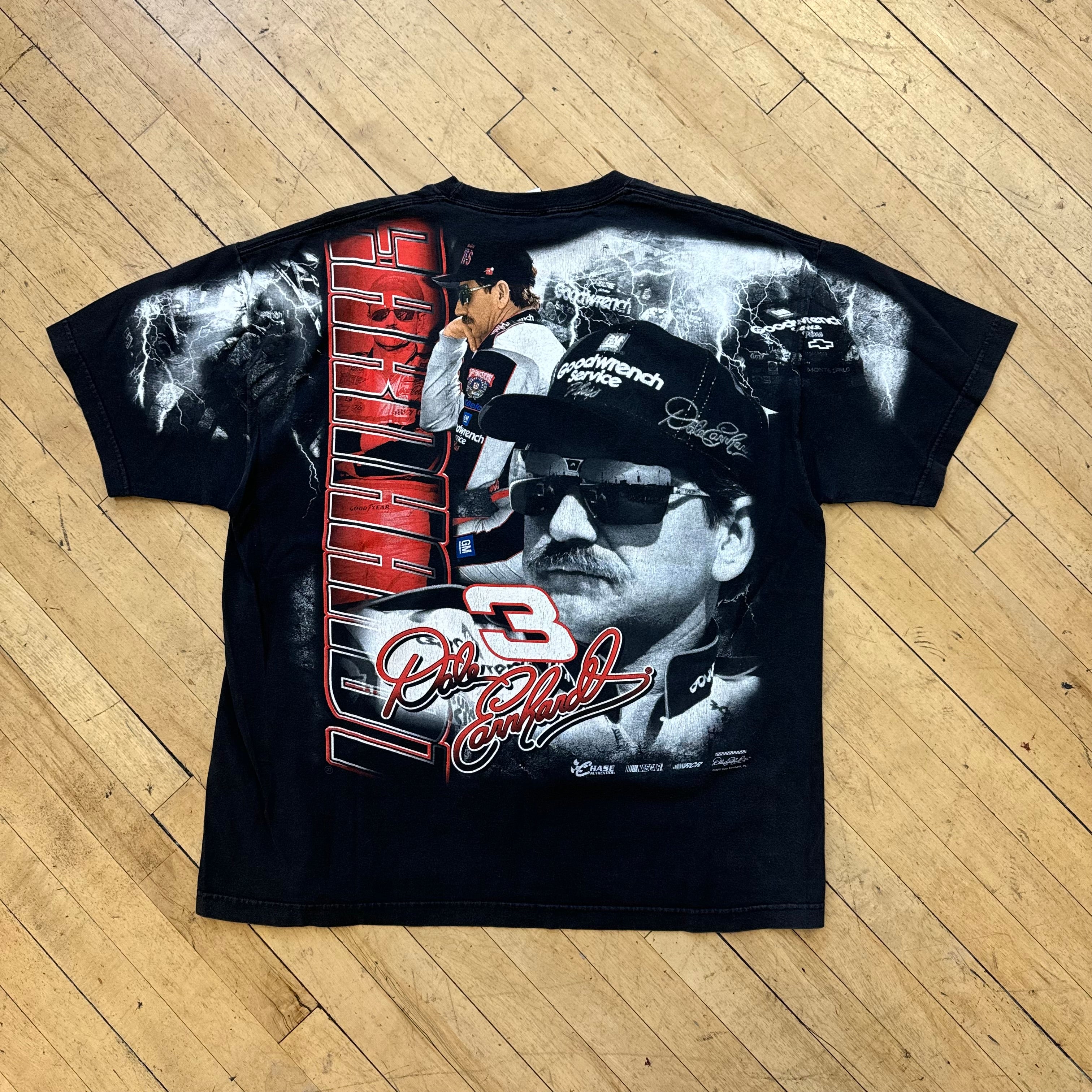 Vintage Dale Earnhardt Nascar AOP T-shirt Sz XL