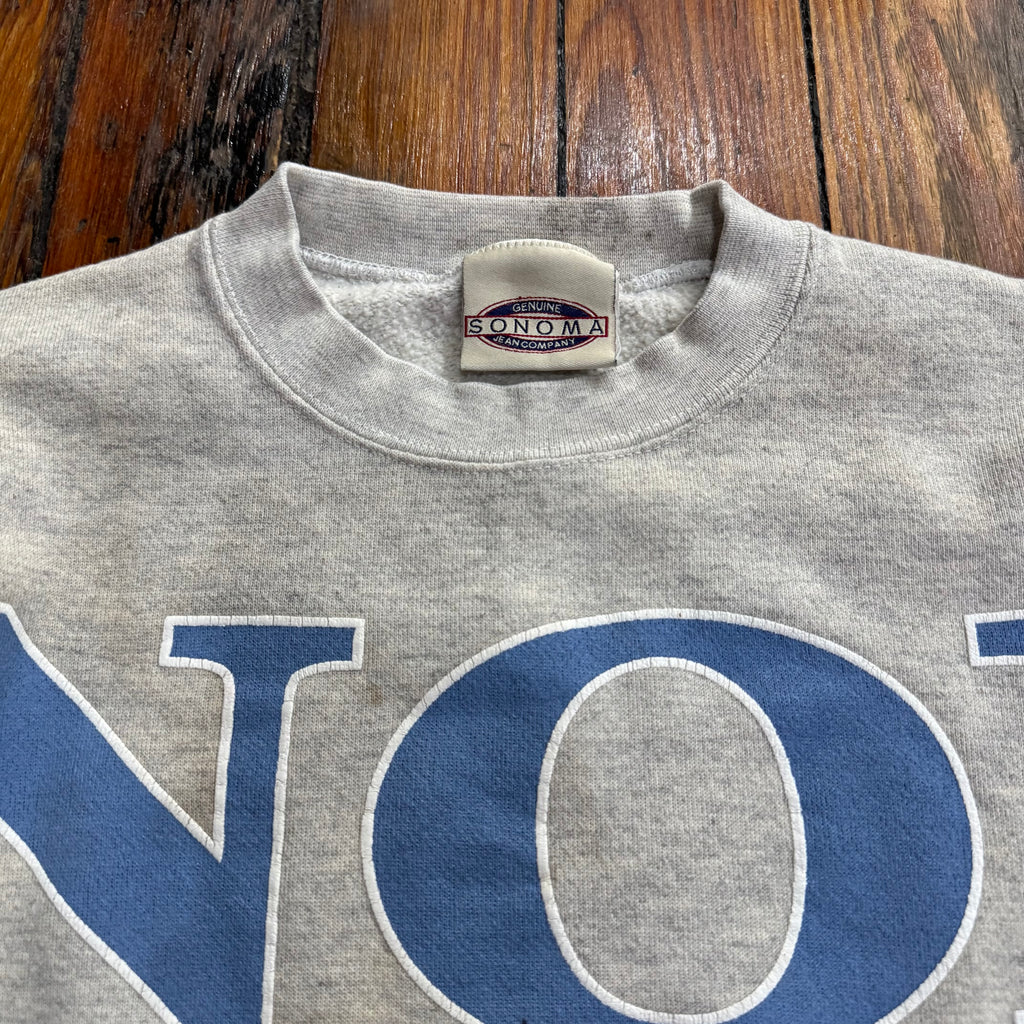 Vintage Sonoma Jean Company SpellOut CrewNeck Sz L