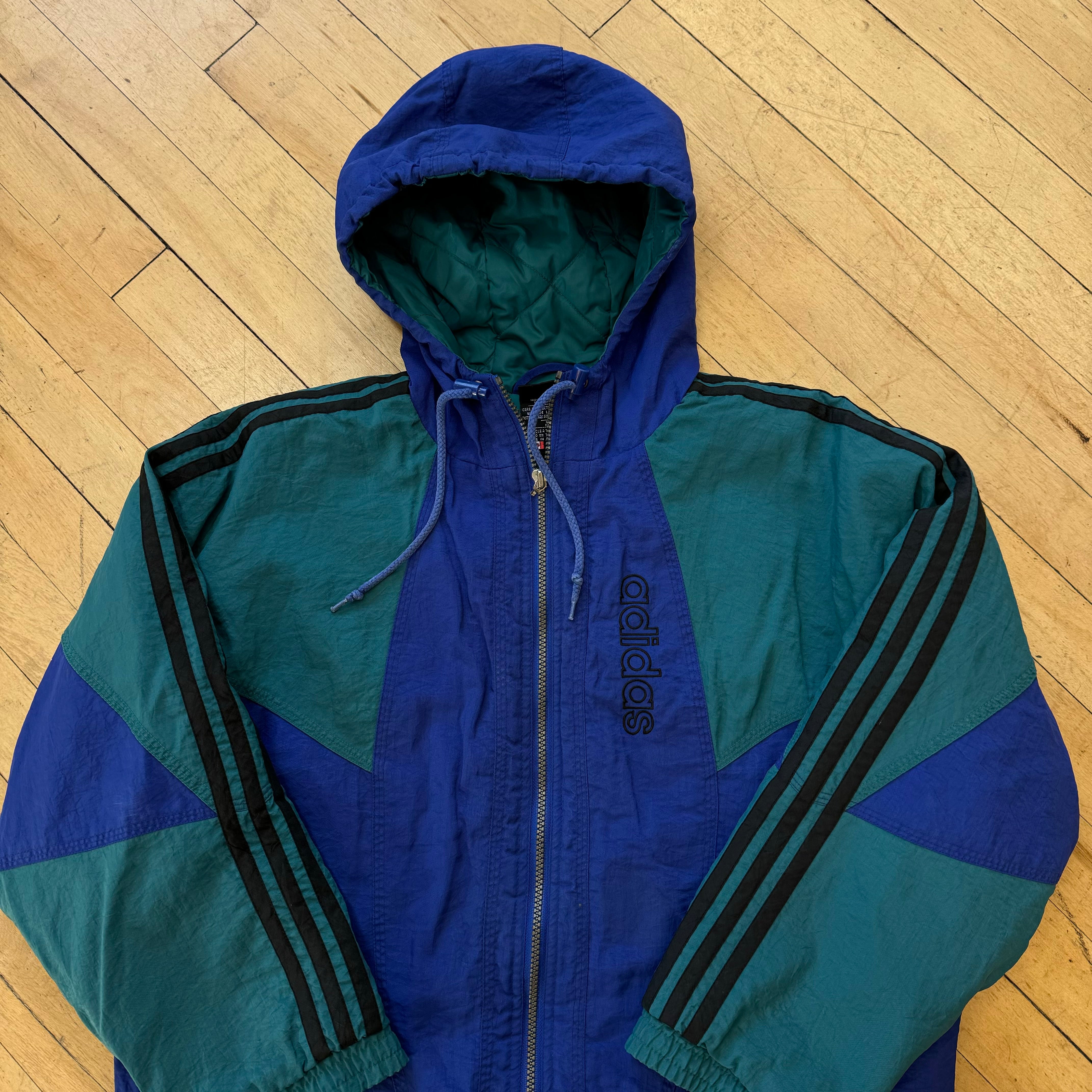 Adidas puffer jacket vintage online