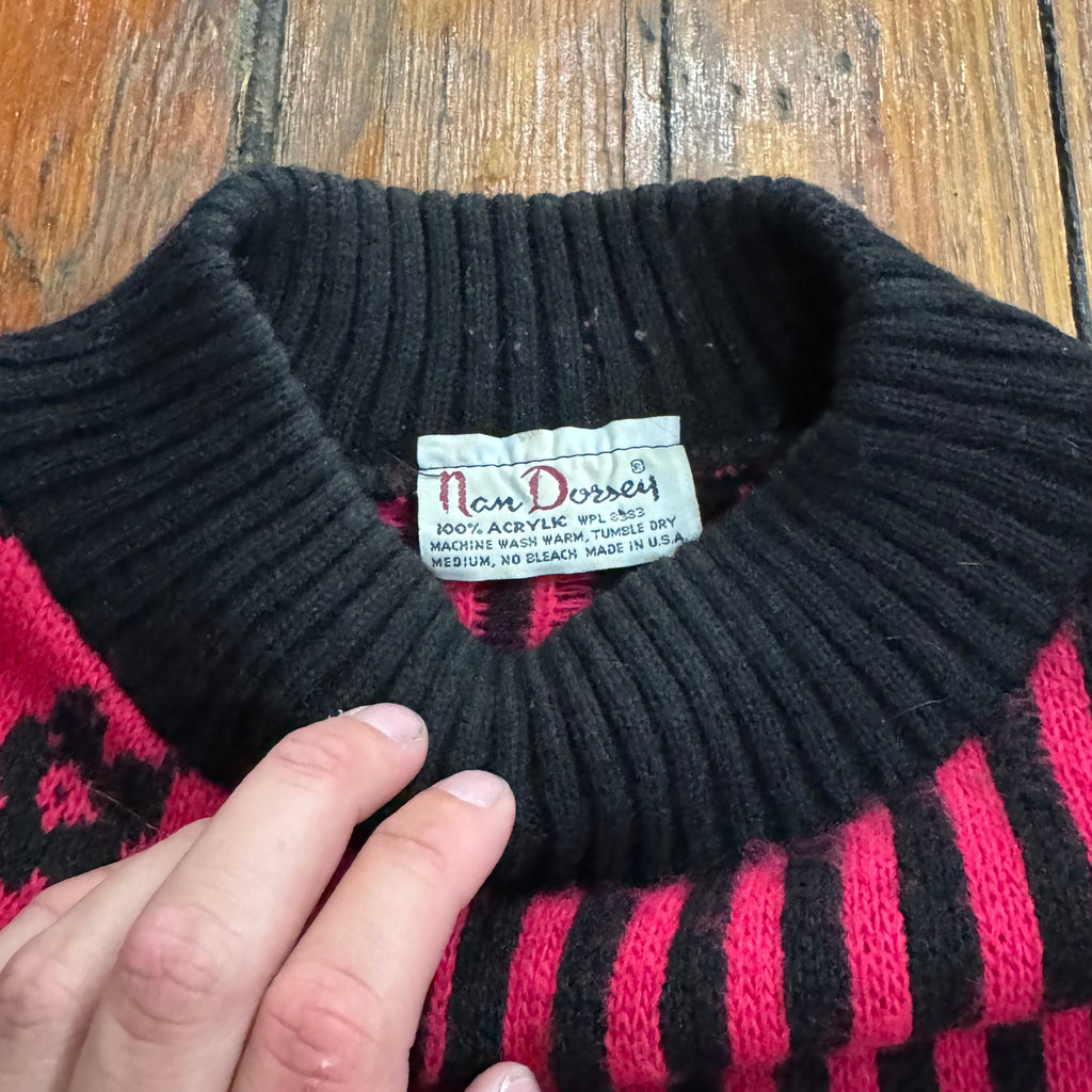 Vintage Nan Dosey Pattern Sweater Sz M