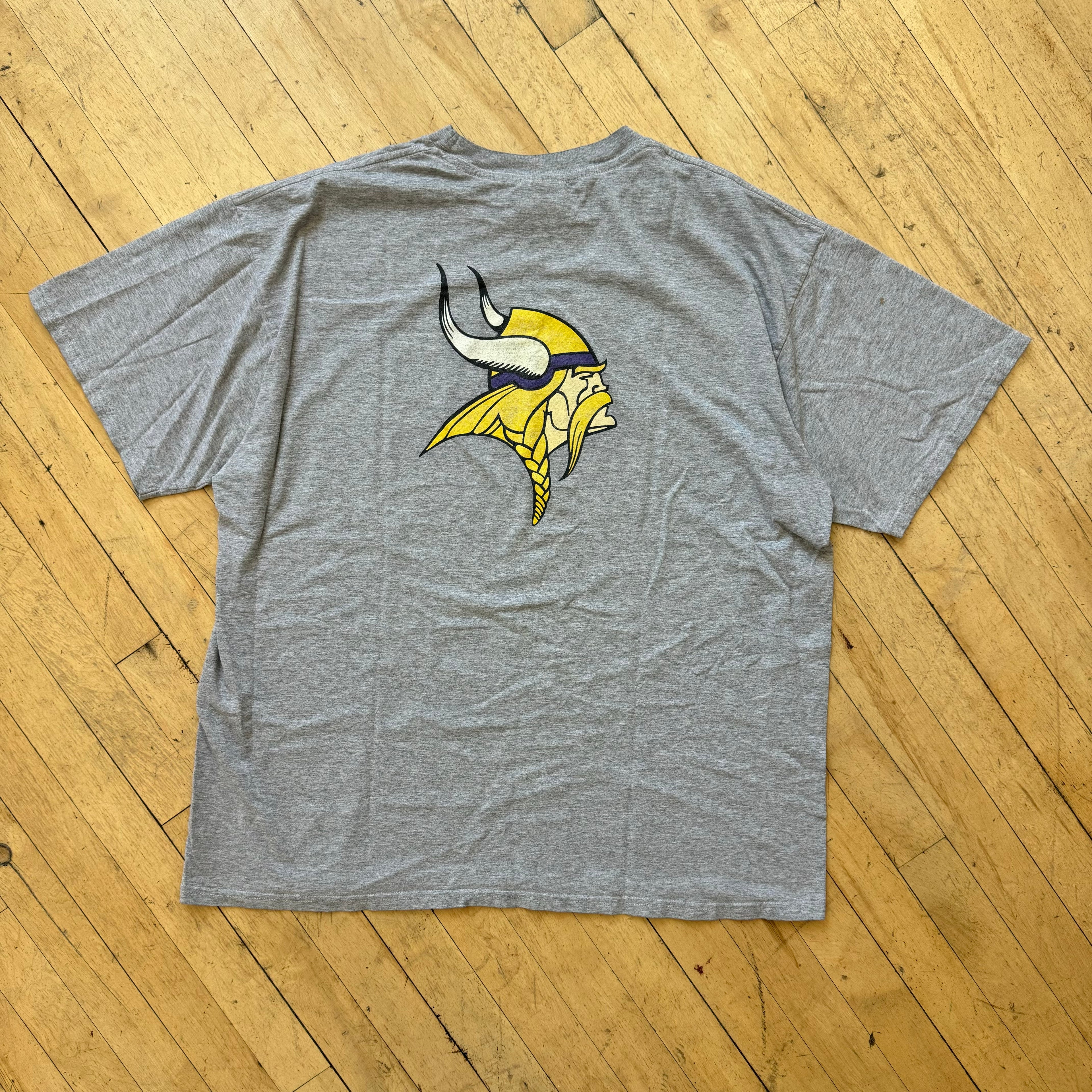 Vintage Nike Minnesota Vikings SpellOut T-shirt Sz XL