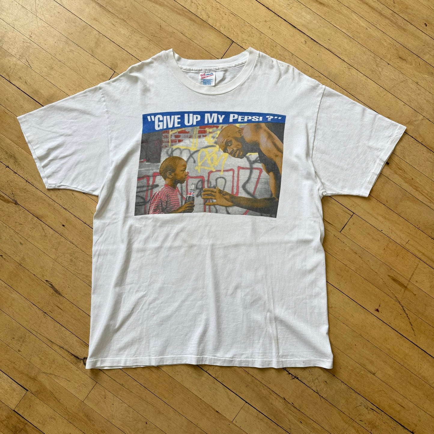 Vintage Shaq “Give up my Pepsi” T-shirt Sz XL