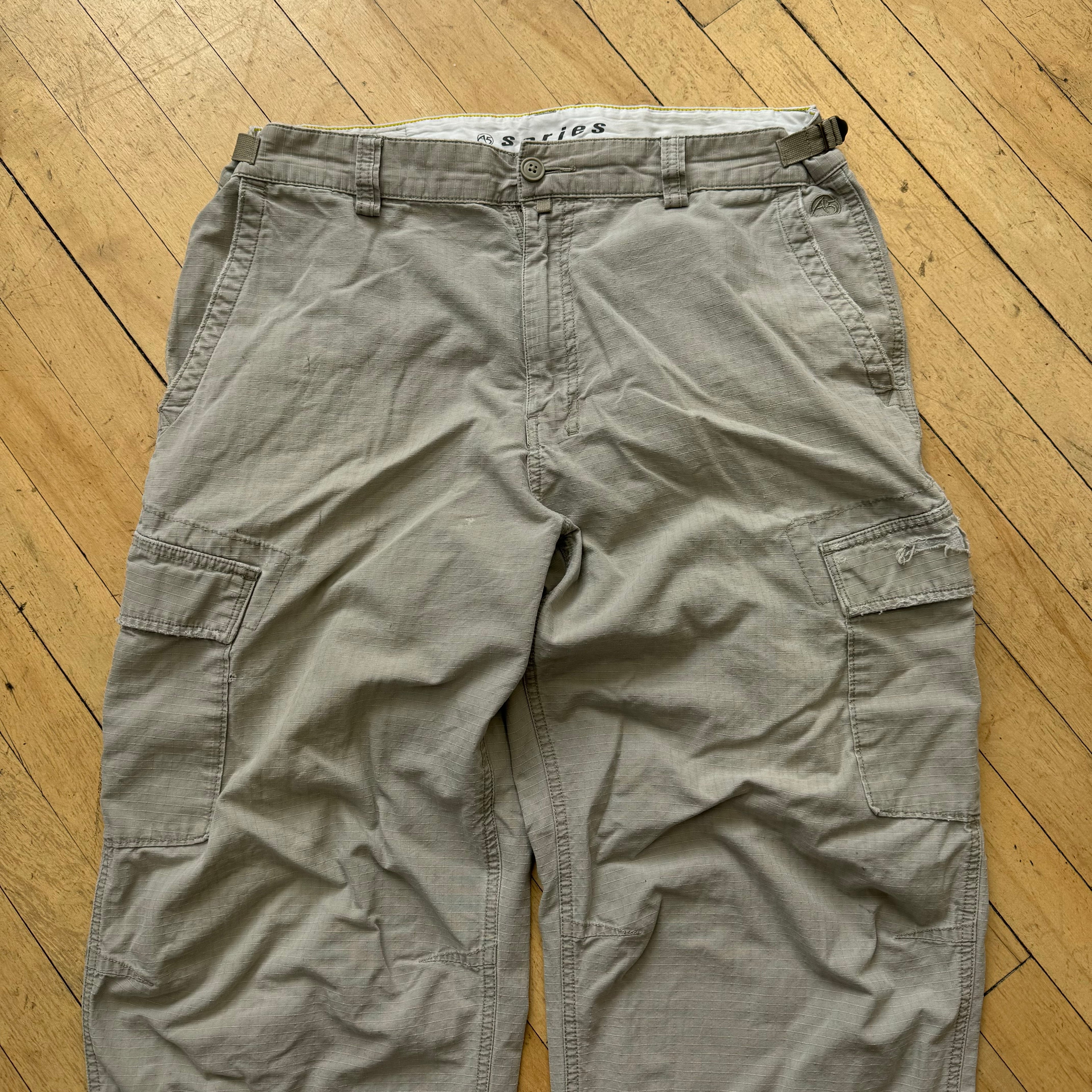 Vintage North Face Cargo Khaki Pants Sz 36