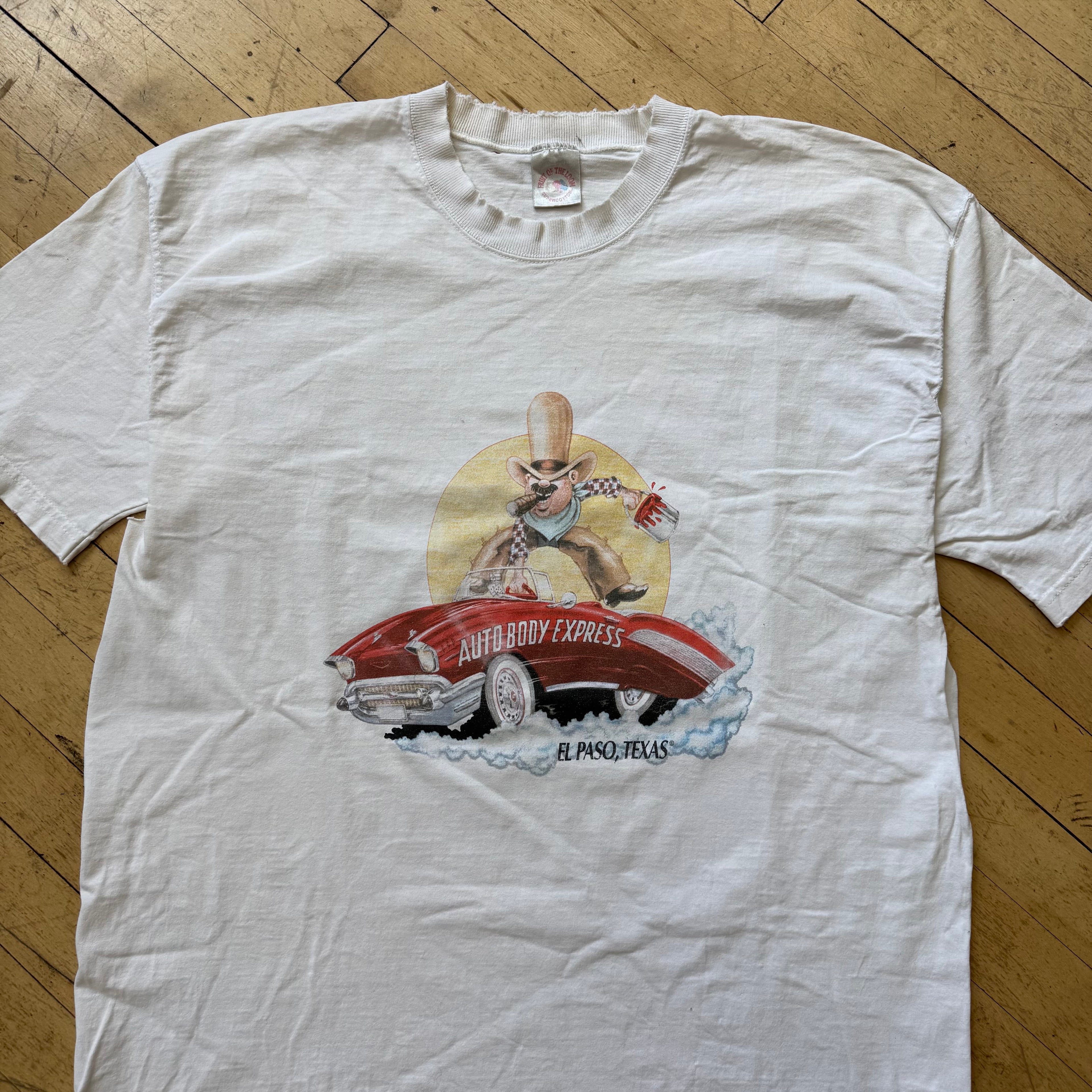 Vintage Auto Body Express T-shirt Sz XXL
