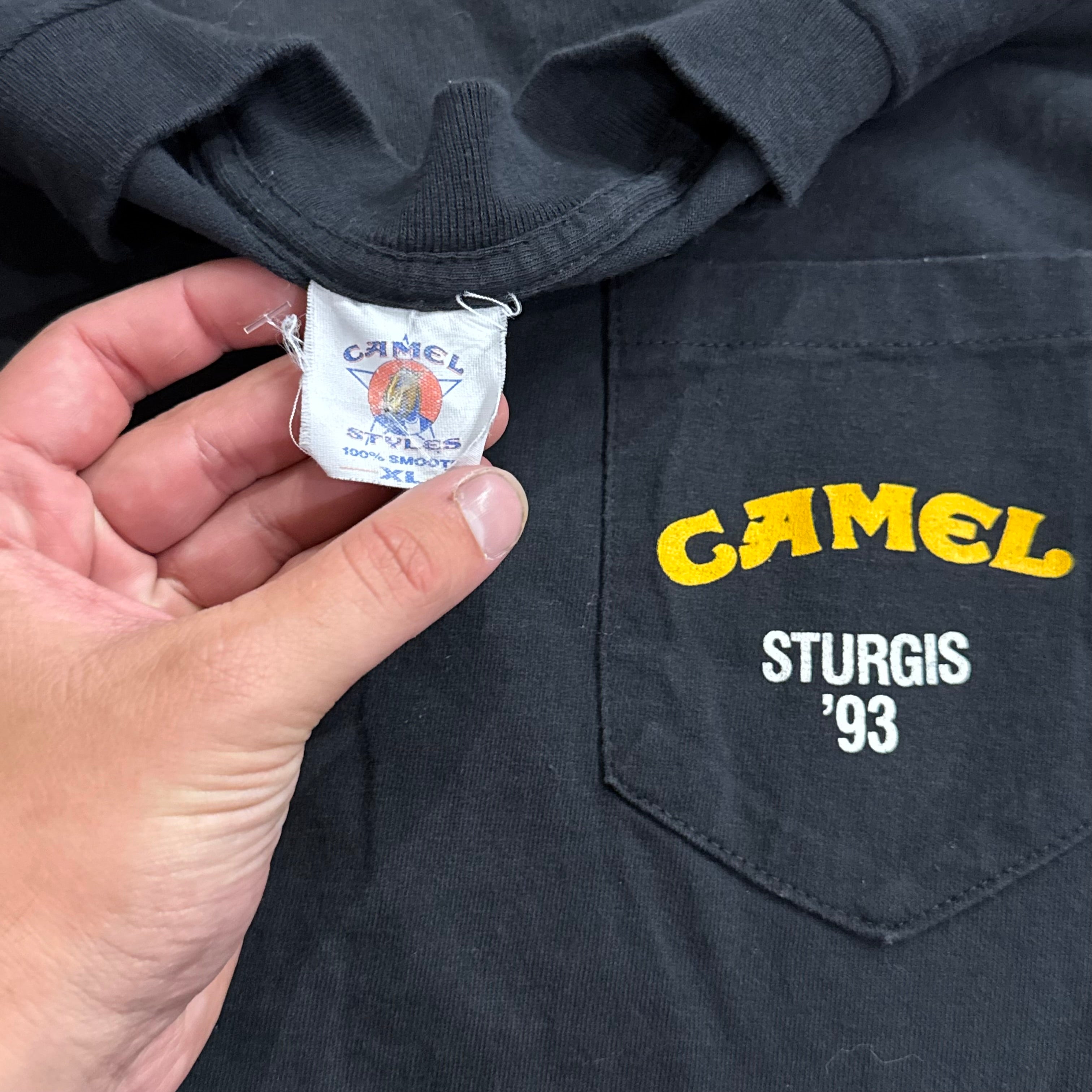 Vintage Camel Joe Sturgis ‘93 T-shirt Sz XL