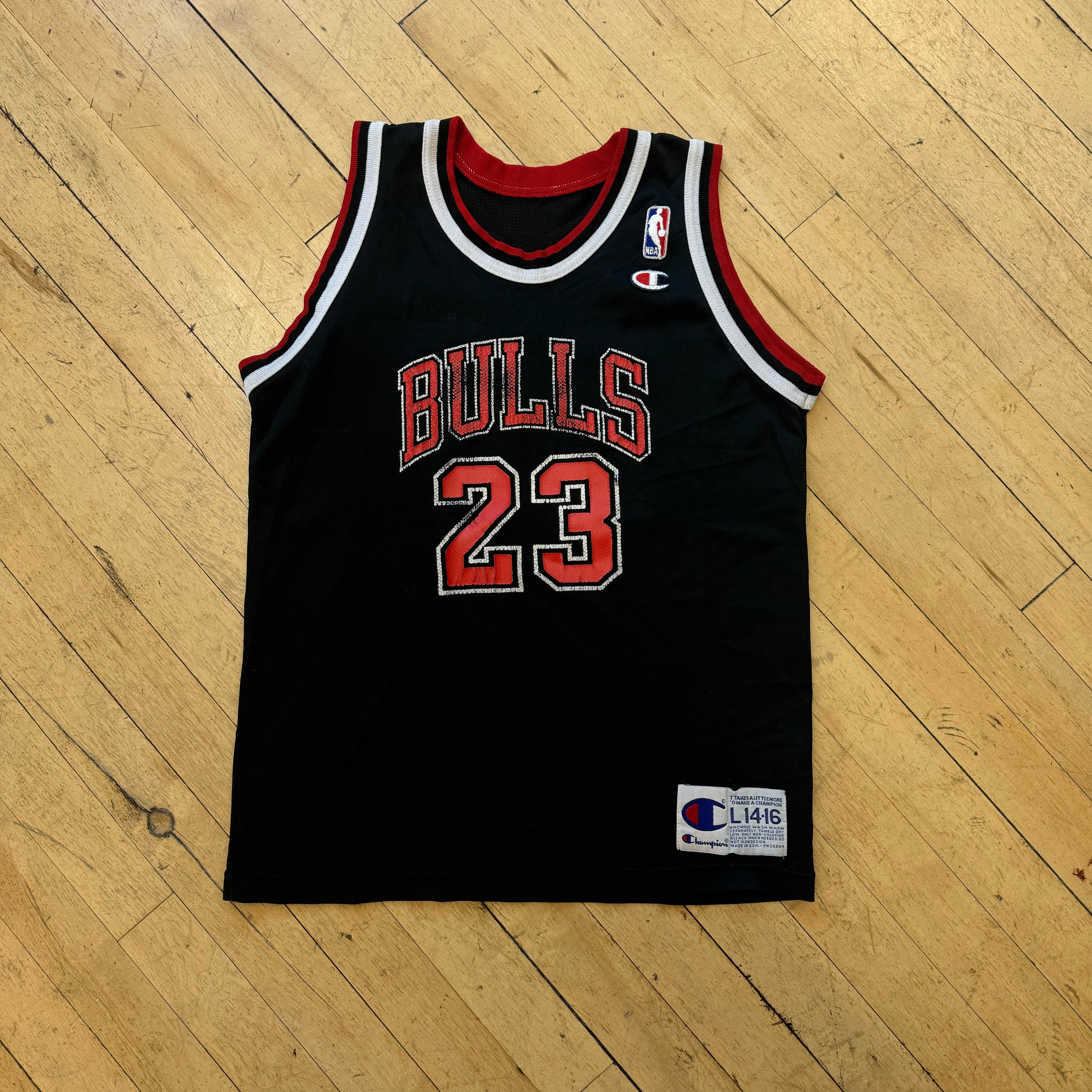 Vintage Champion Micheal Jordan Jersey Sz YTH L