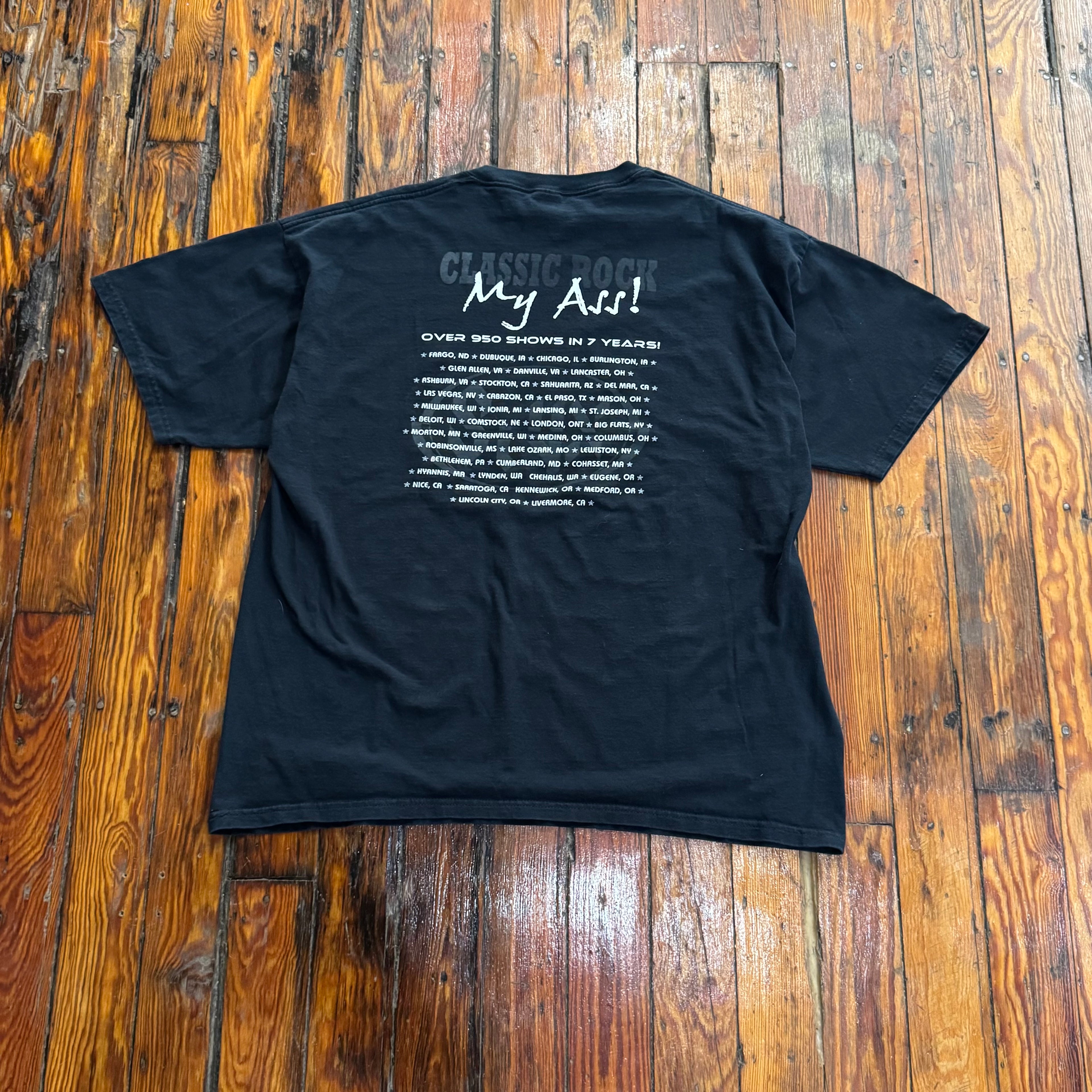 Vintage Styx Classic Rock My Ass T-shirt Sz XXL