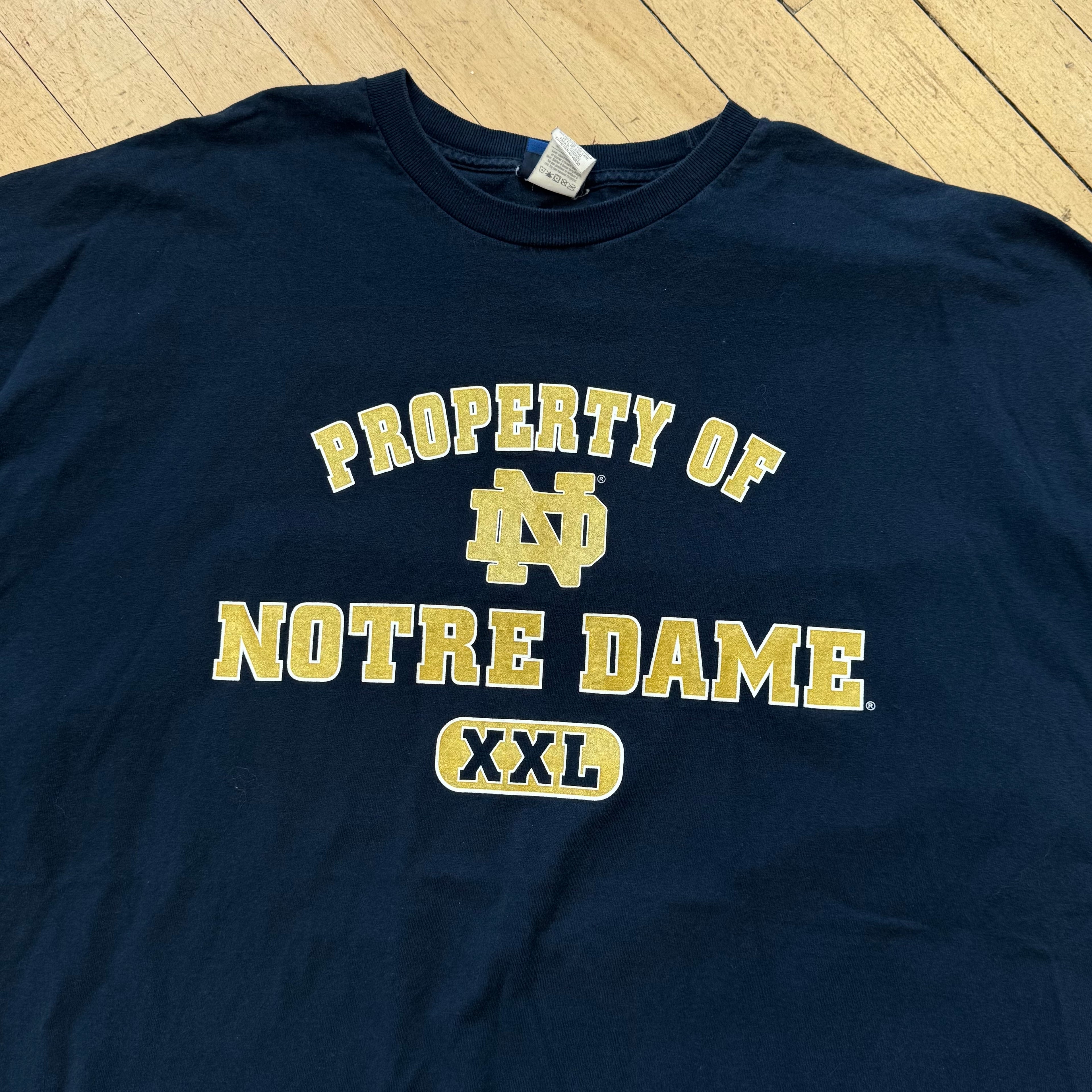 Vintage Notre Dame T-shirt Sz XXL