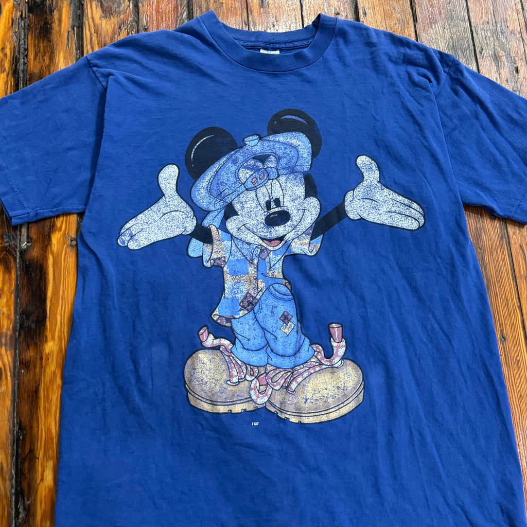 Vintage Mickey Mouse Charter T-shirt Sz XL